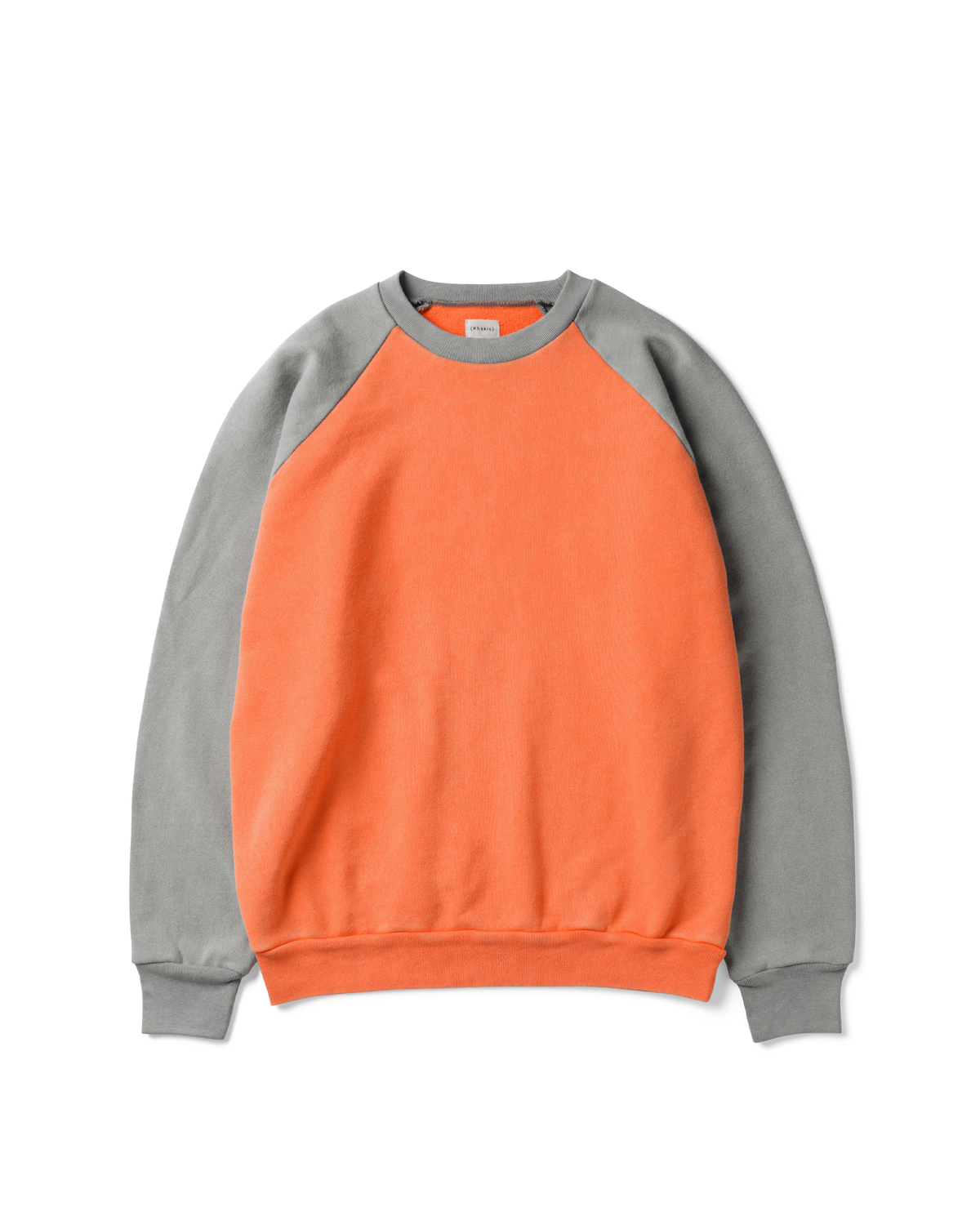 Khakis - 2-Tone Raglan Crewneck (Orange) product image 1 | TRAB K-Fashion Australia