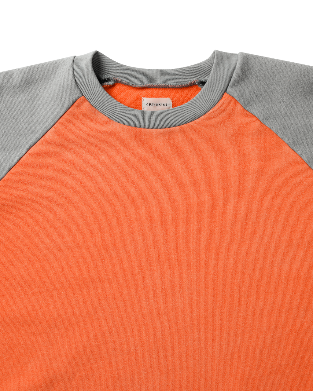 Khakis - 2-Tone Raglan Crewneck (Orange) product image 2 | TRAB K-Fashion Australia
