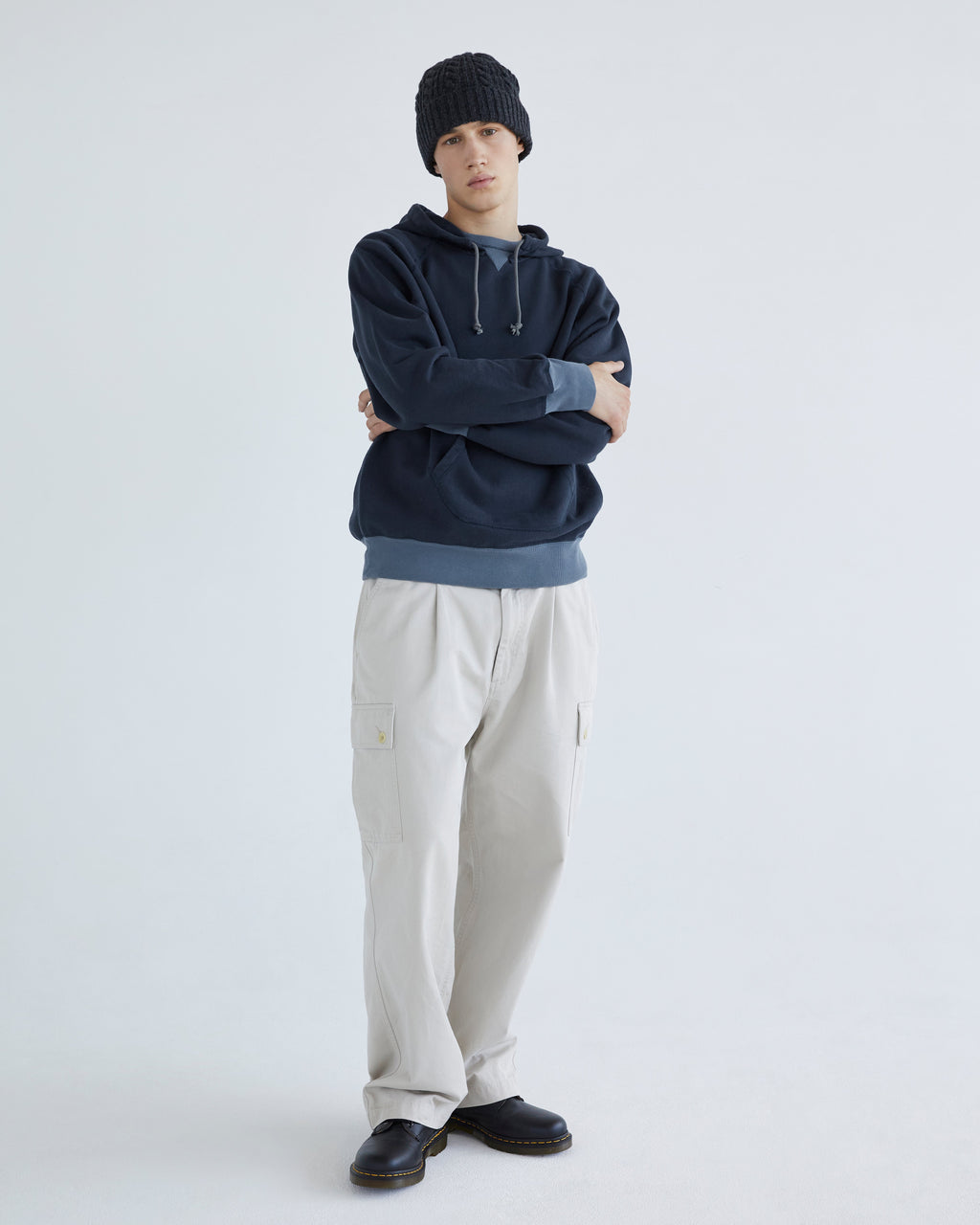 Khakis - Archive Hoodie (Navy) product image 5 | TRAB K-Fashion Australia