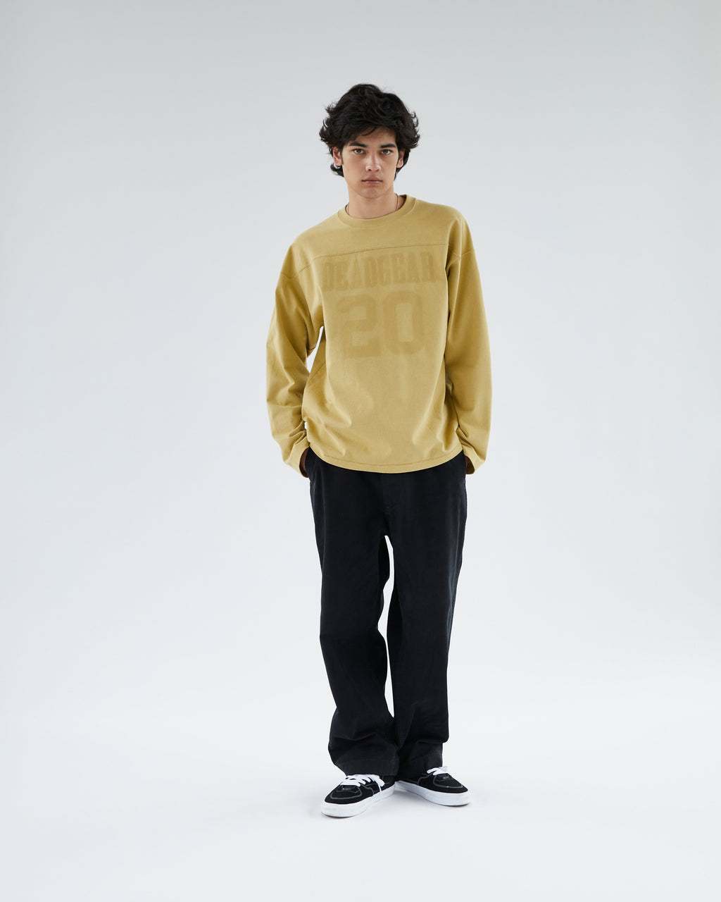 Khakis - Bench L/S Tee (Mustard) product image 6 | TRAB K-Fashion Australia