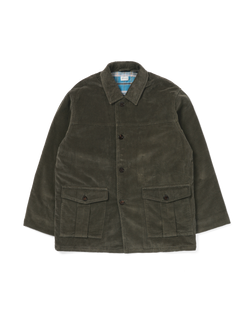 Khakis - Corduroy Car Coat (Dark Olive) product image 1 | TRAB K-Fashion Australia