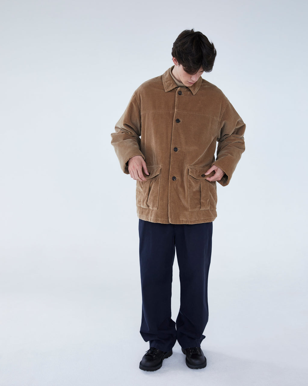 Khakis - Corduroy Car Coat (Khaki) product image 8 | TRAB K-Fashion Australia