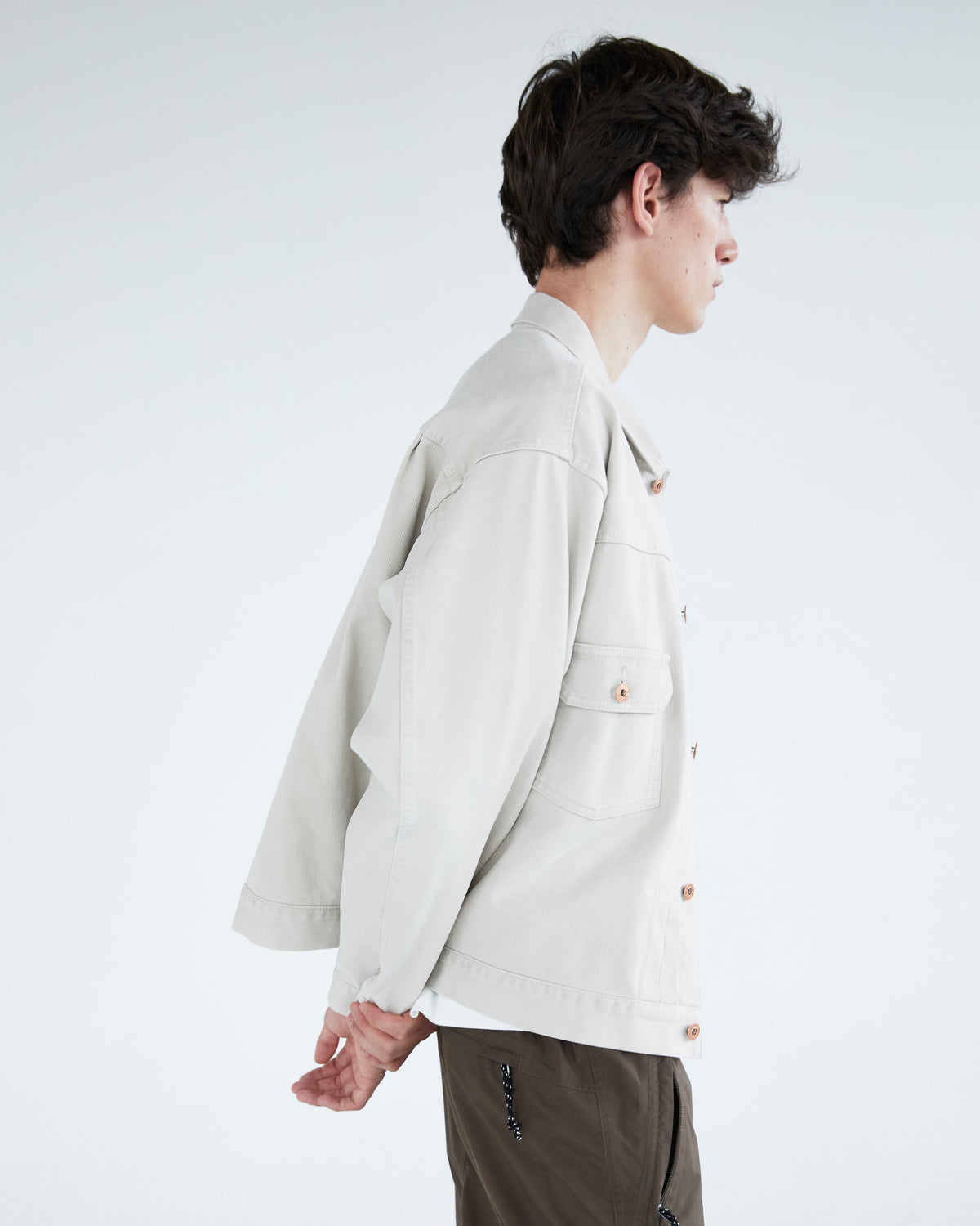 Khakis - Ford Pique Jacket (Ivory) product image 7 | TRAB K-Fashion Australia