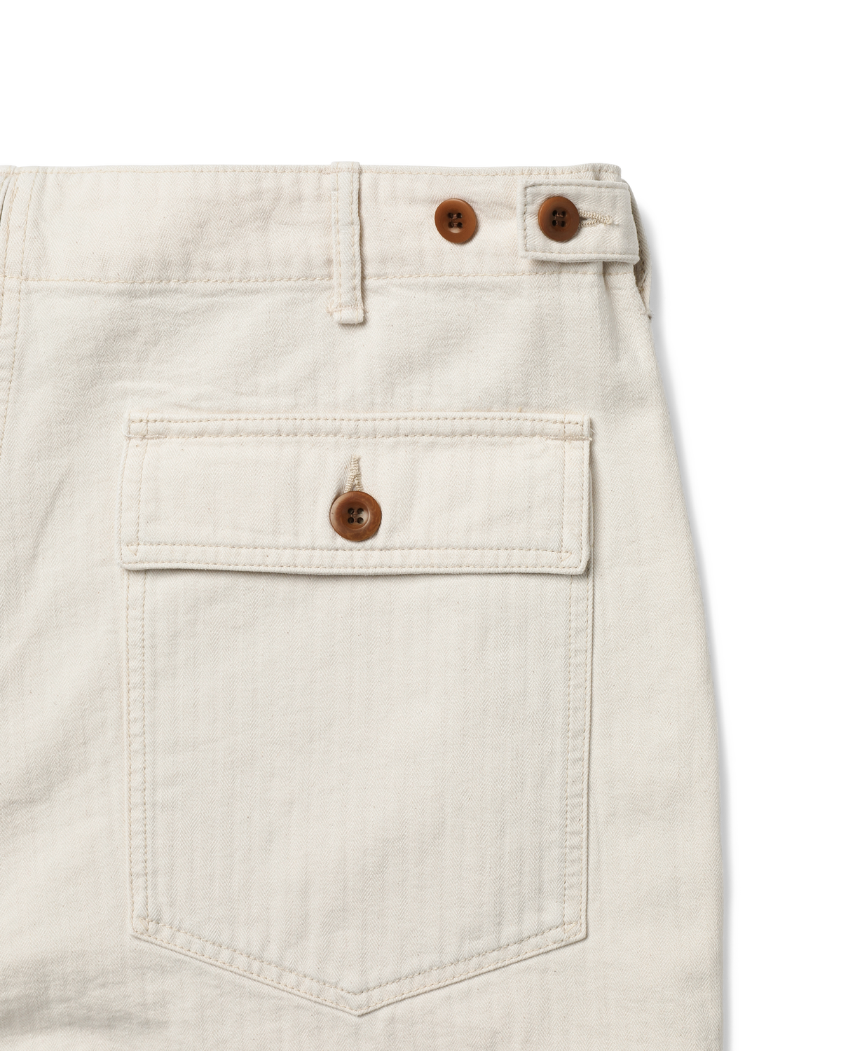 Khakis - Hbt Baker Pant (Ecru) product image 3 | TRAB K-Fashion Australia