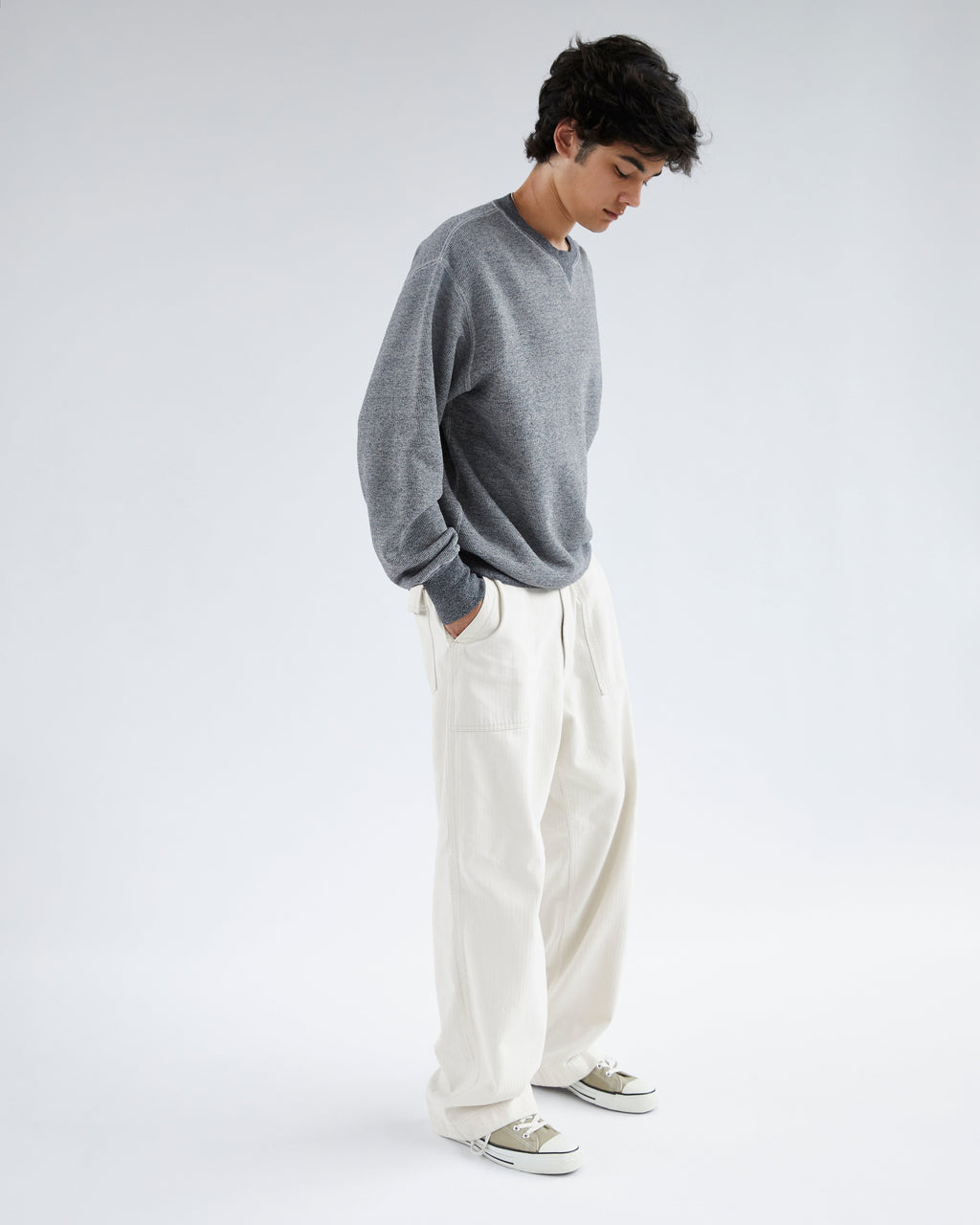Khakis - Hbt Baker Pant (Ecru) product image 5 | TRAB K-Fashion Australia