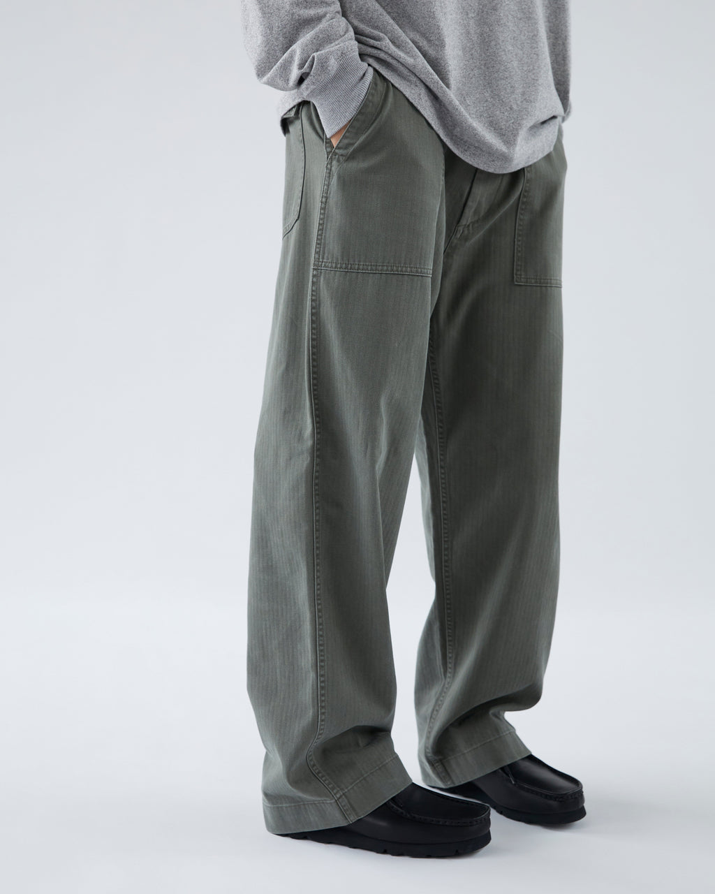 Khakis - Hbt Baker Pant (Grey) product image 6 | TRAB K-Fashion Australia