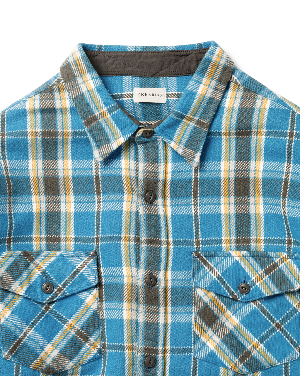 Khakis - Heavy Flannel Shirt (Blue) product image 2 | TRAB K-Fashion Australia
