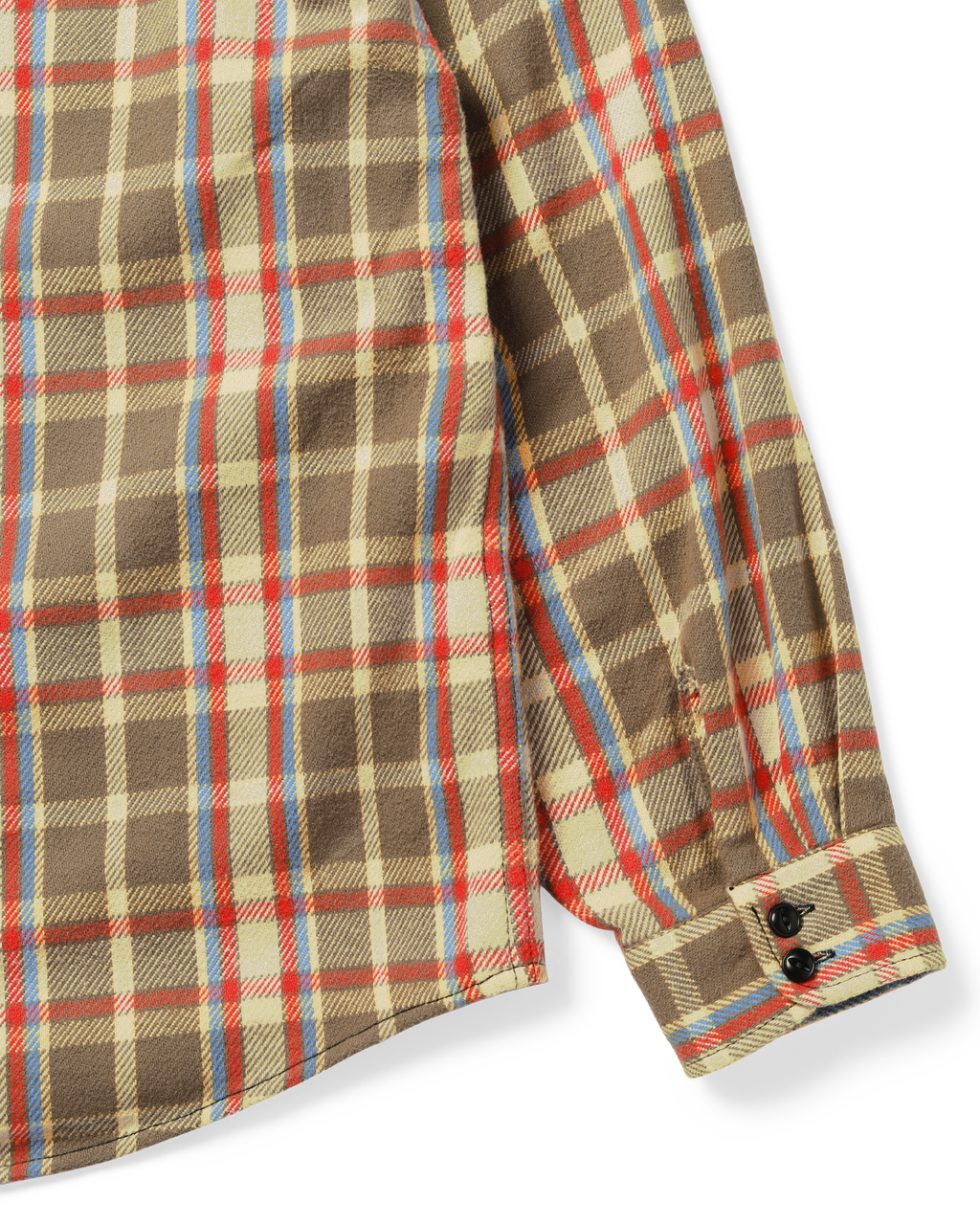 Khakis - Heavy Flannel Shirt (Tan) product image 4 | TRAB K-Fashion Australia