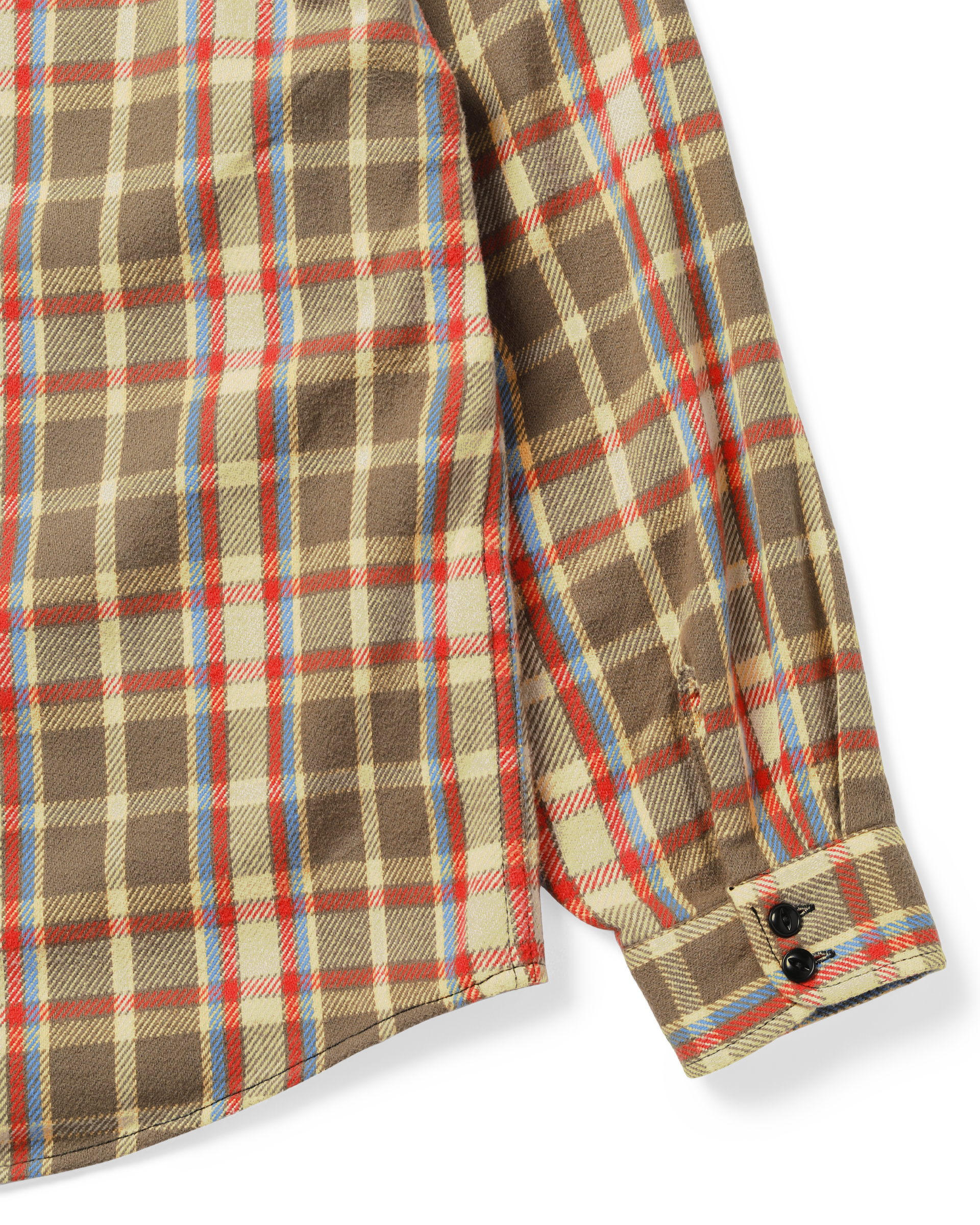 Khakis - Heavy Flannel Shirt (Tan) product image 4 | TRAB K-Fashion Australia