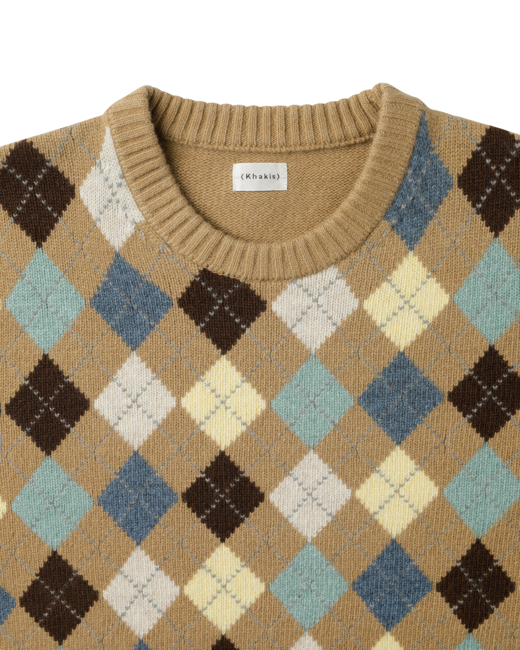 Khakis - Milo Argyle Sweater (Camel) product image 2 | TRAB K-Fashion Australia