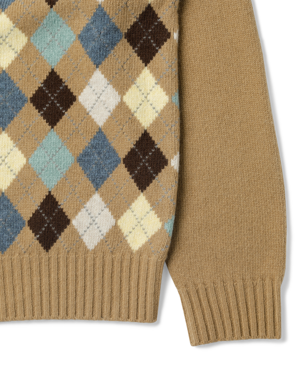 Khakis - Milo Argyle Sweater (Camel) product image 3 | TRAB K-Fashion Australia