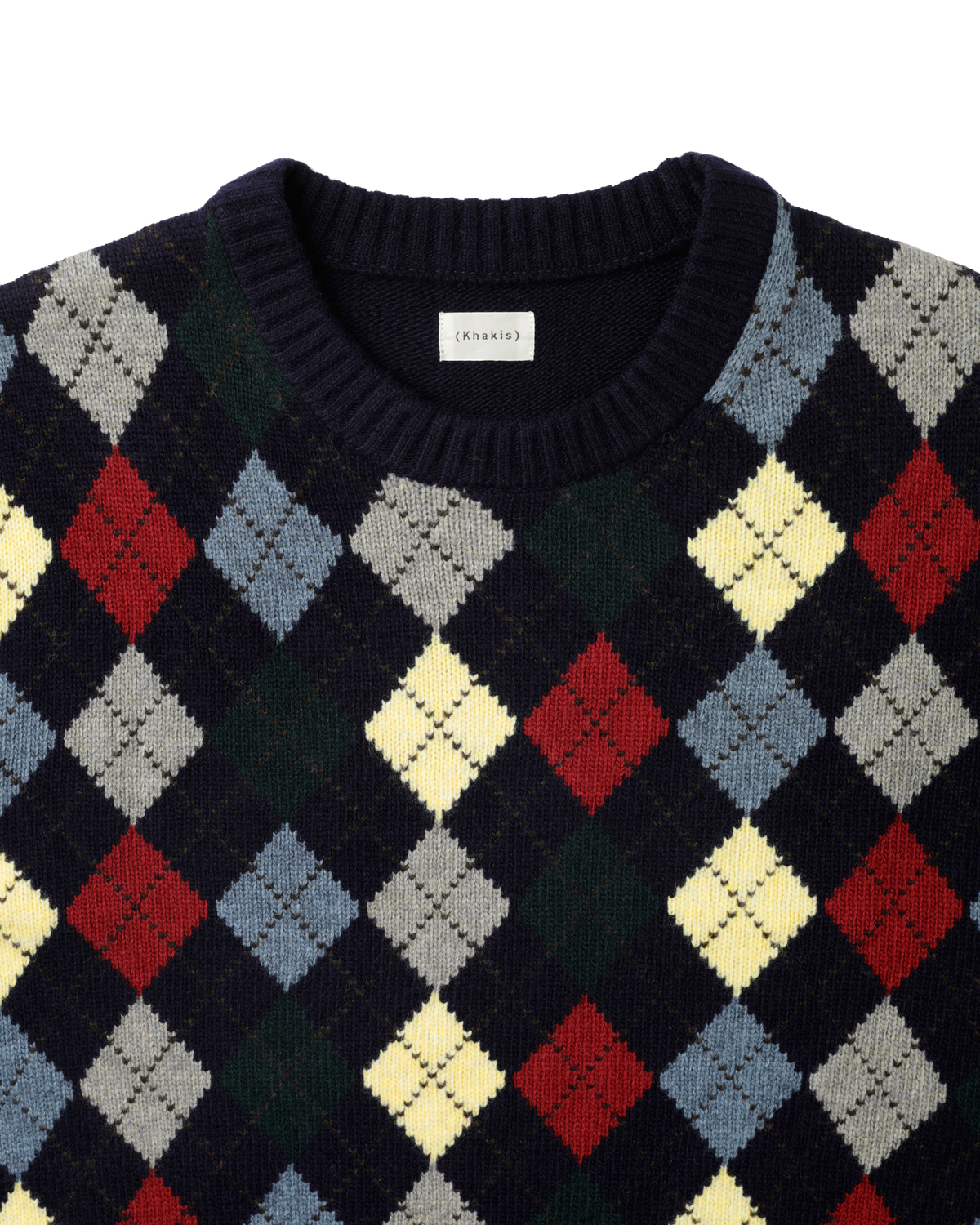 Khakis - Milo Argyle Sweater (Navy) product image 2 | TRAB K-Fashion Australia