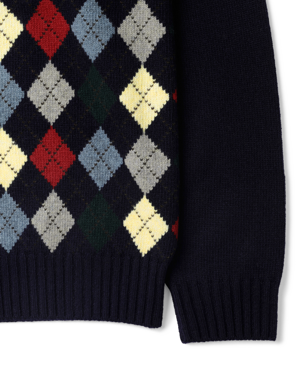 Khakis - Milo Argyle Sweater (Navy) product image 3 | TRAB K-Fashion Australia