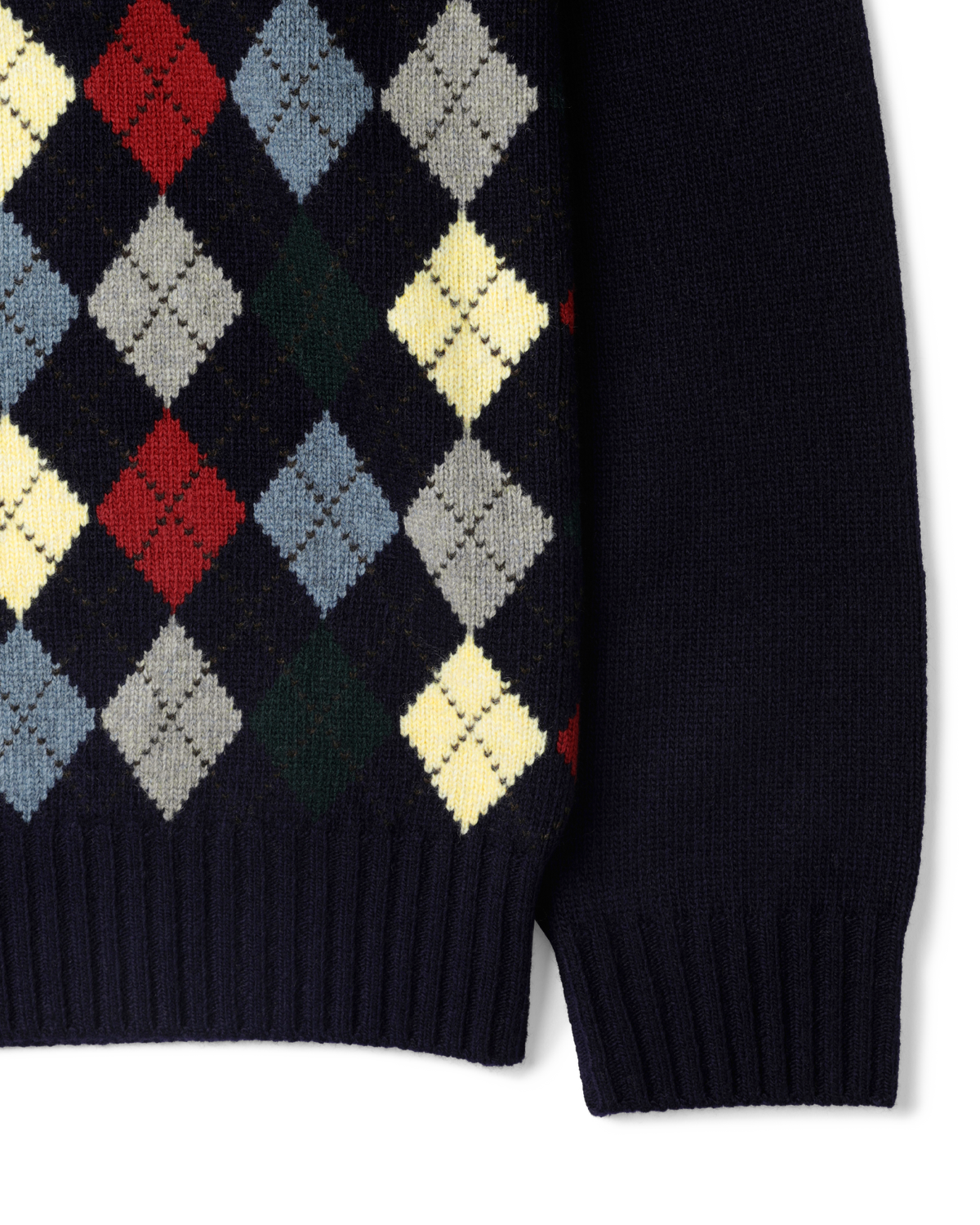 Khakis - Milo Argyle Sweater (Navy) product image 3 | TRAB K-Fashion Australia