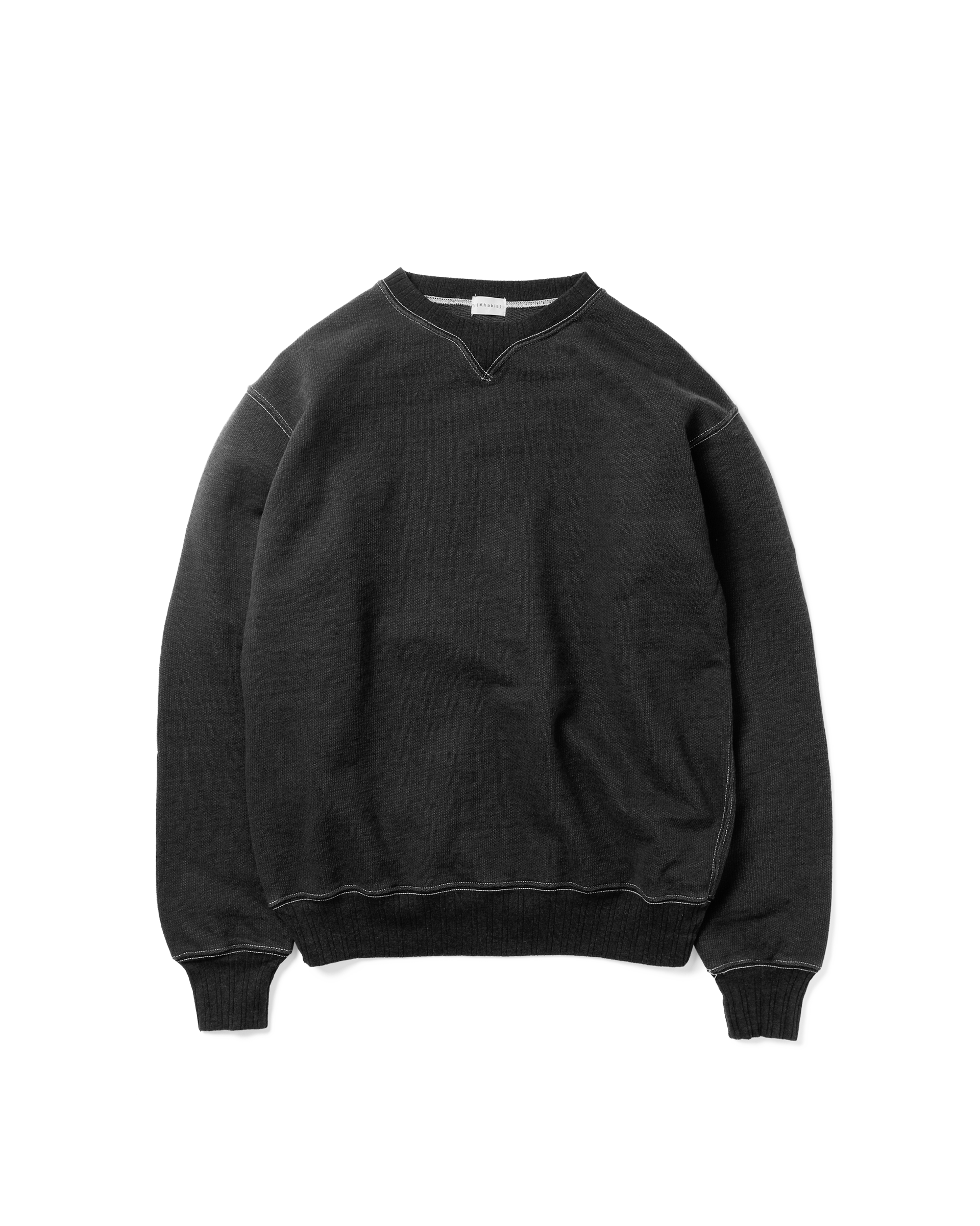 Khakis - Multi-Grain Crewneck (Charcoal) product image 1 | TRAB K-Fashion Australia
