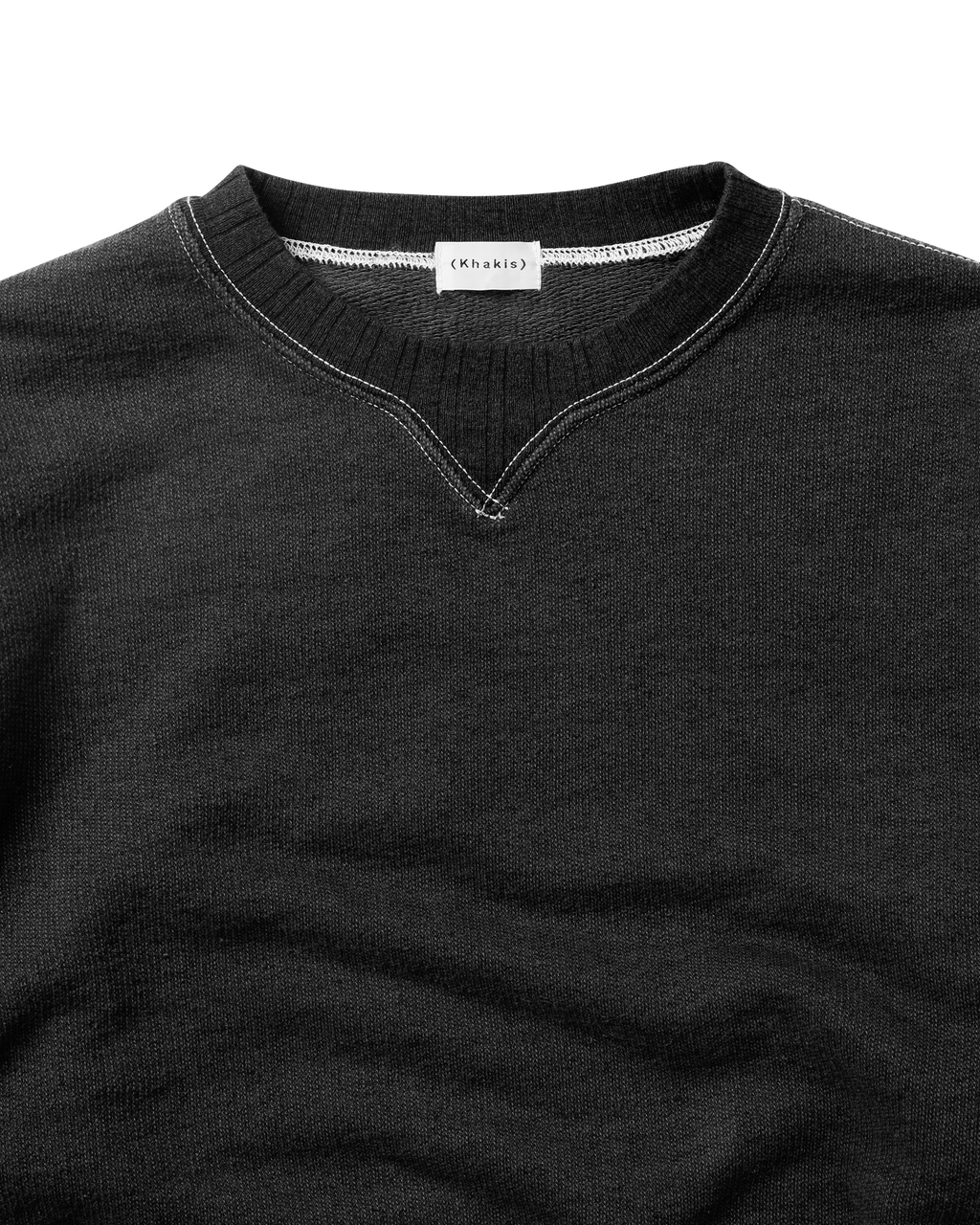 Khakis - Multi-Grain Crewneck (Charcoal) product image 2 | TRAB K-Fashion Australia