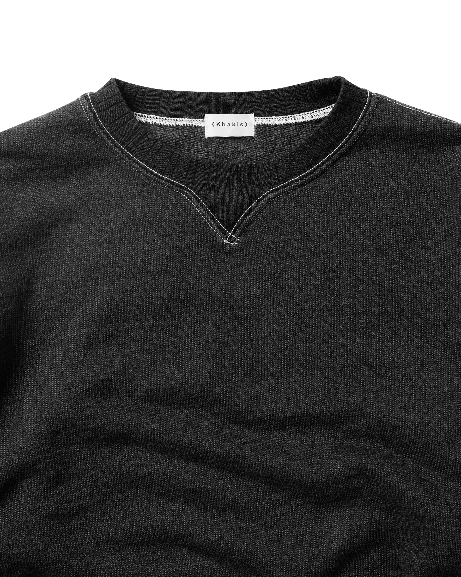 Khakis - Multi-Grain Crewneck (Charcoal) product image 2 | TRAB K-Fashion Australia