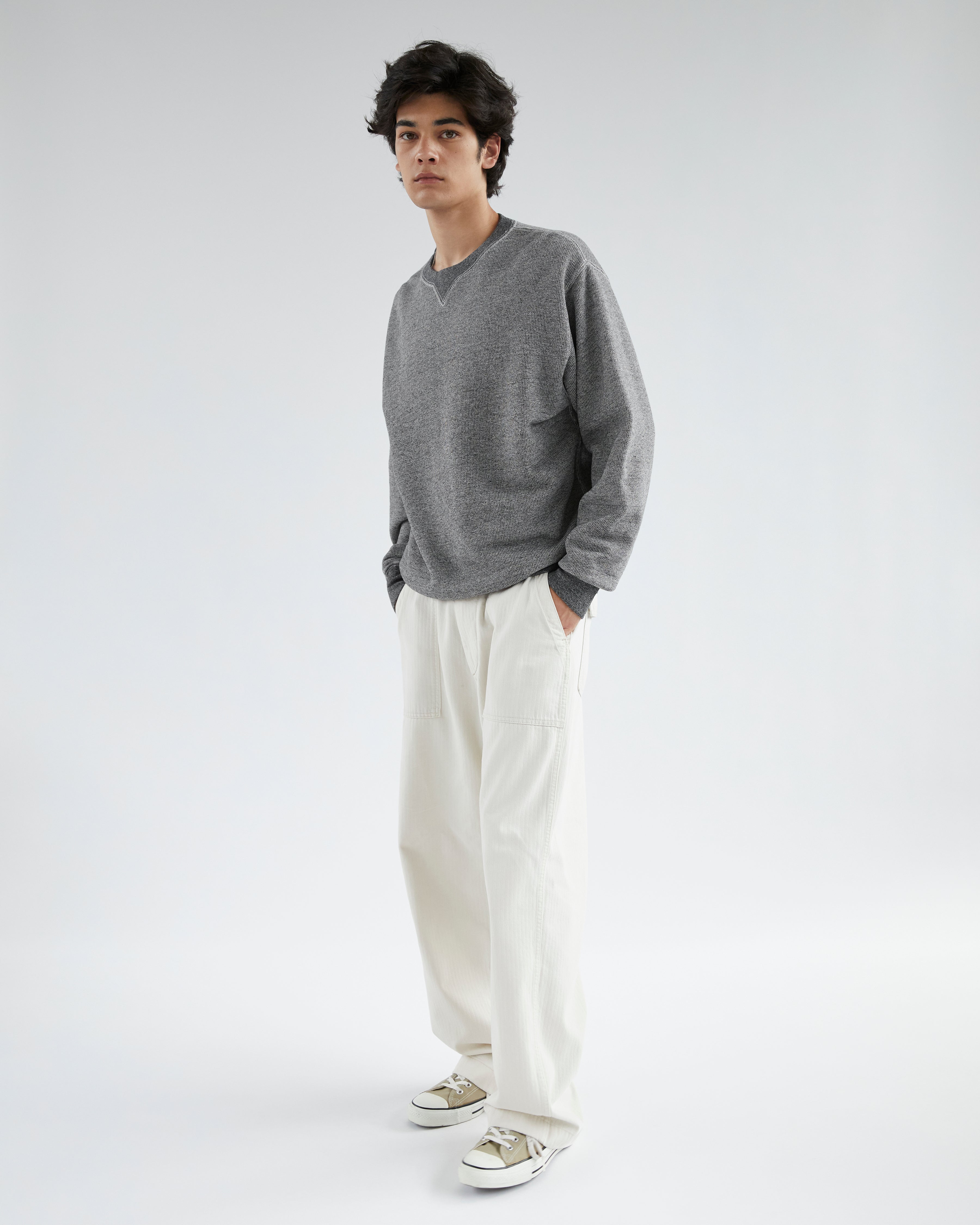Khakis - Multi-Grain Crewneck (Grey) product image 5 | TRAB K-Fashion Australia