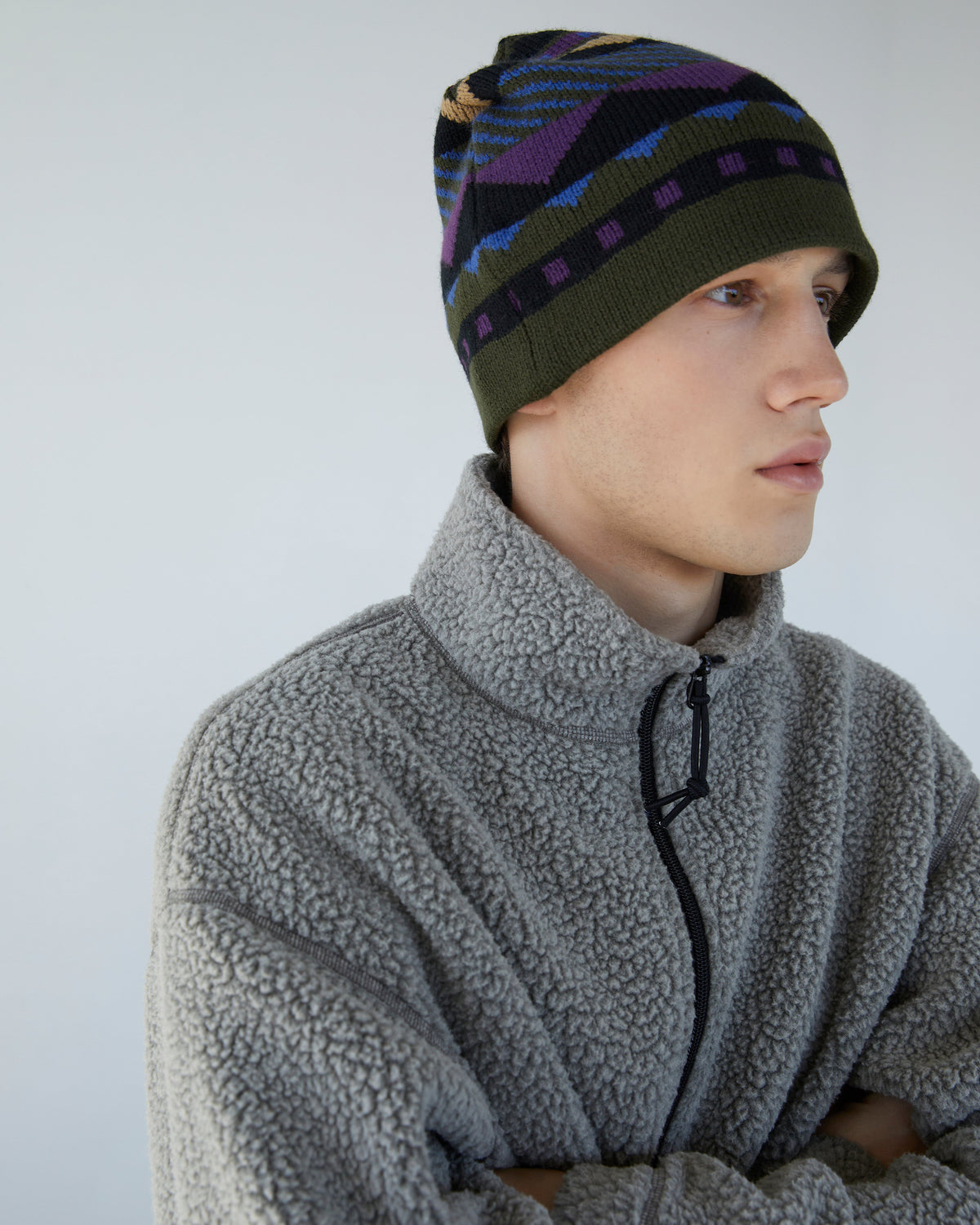 Khakis - Sherpa Beanie (Black) product image 4 | TRAB K-Fashion Australia