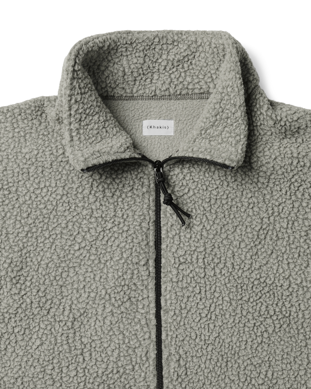 Khakis - Sherpa Half Zip Pullover (Grey) product image 2 | TRAB K-Fashion Australia