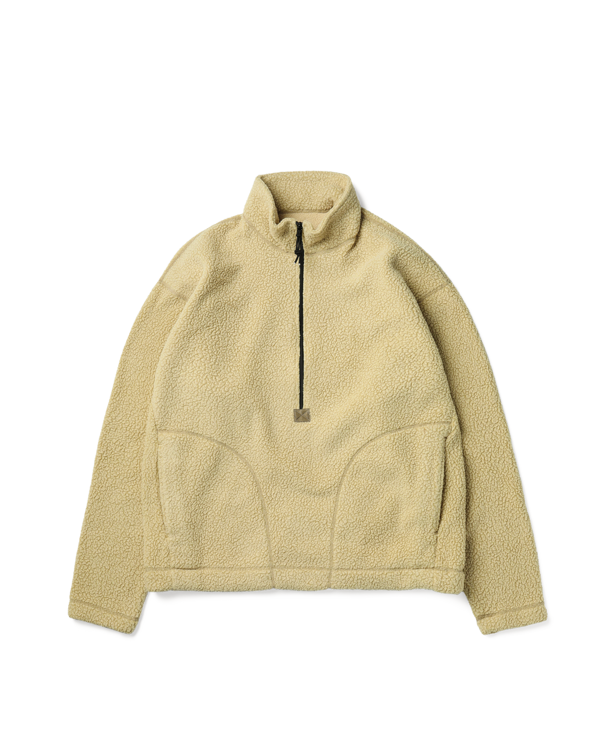 Khakis - Sherpa Half Zip Pullover (Tan) product image 1 | TRAB K-Fashion Australia