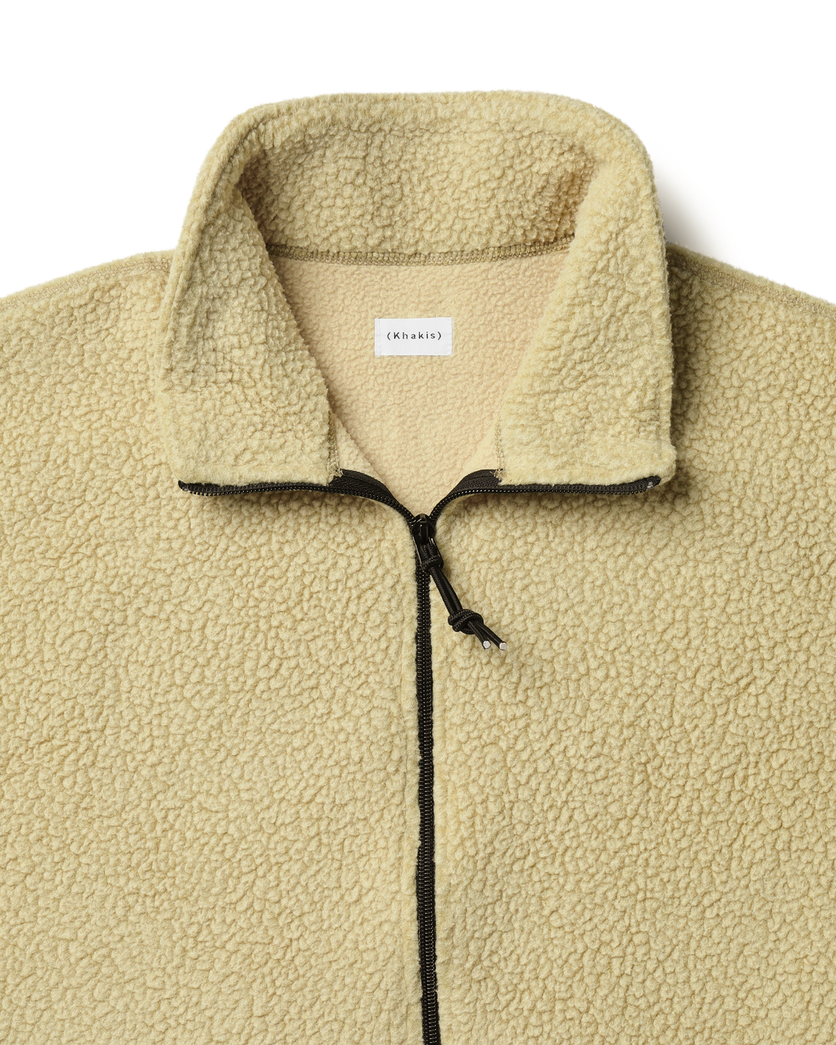 Khakis - Sherpa Half Zip Pullover (Tan) product image 2 | TRAB K-Fashion Australia