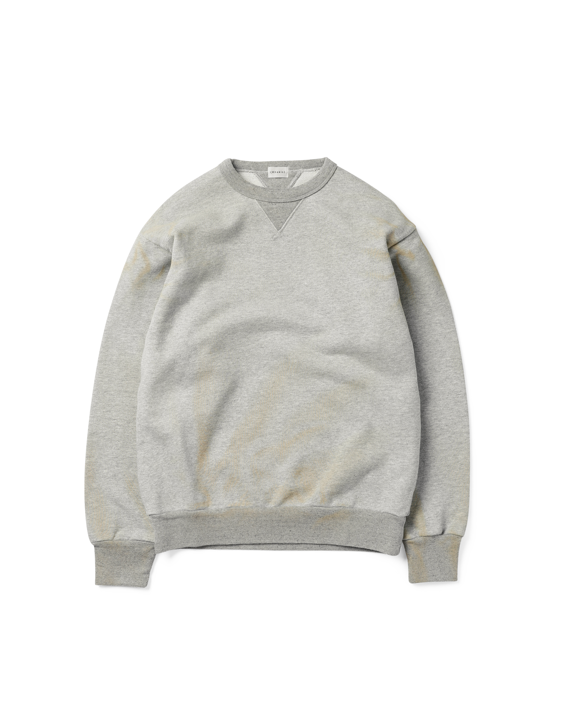 Khakis - Stained Crewneck (Heather Grey) product image 1 | TRAB K-Fashion Australia