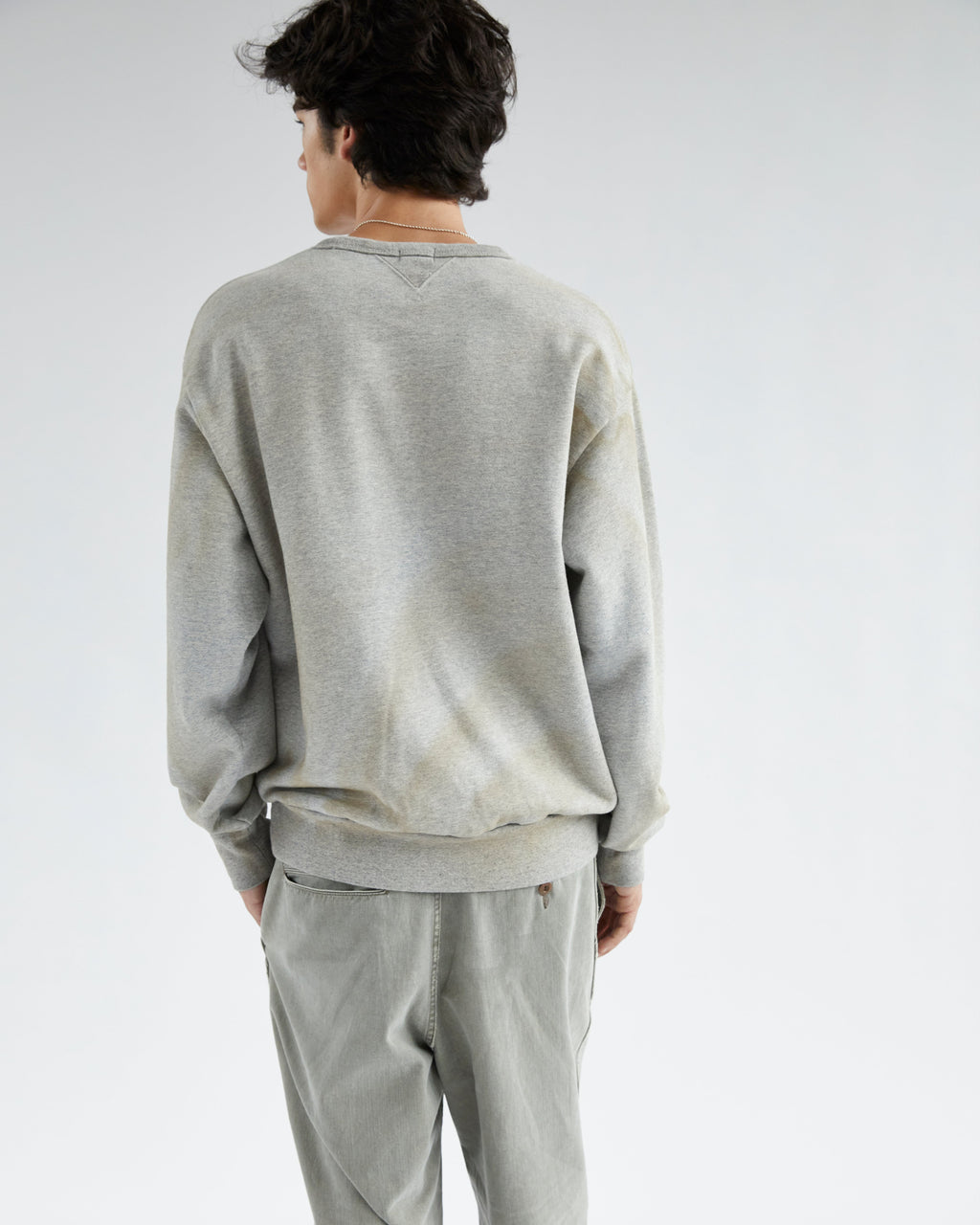Khakis - Stained Crewneck (Heather Grey) product image 7 | TRAB K-Fashion Australia