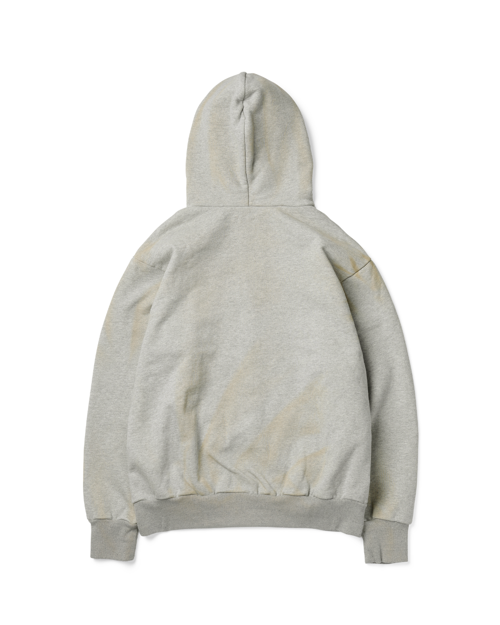 Khakis - Stained Full Zip Hoodie (Heather Grey) product image 4 | TRAB K-Fashion Australia