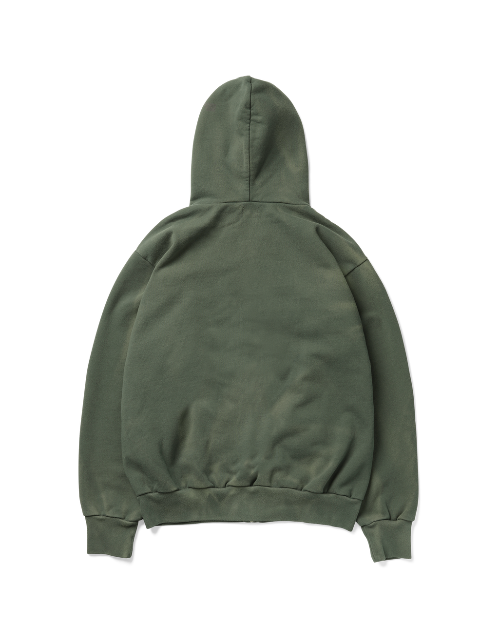 Khakis - Stained Full Zip Hoodie (Olive) product image 4 | TRAB K-Fashion Australia