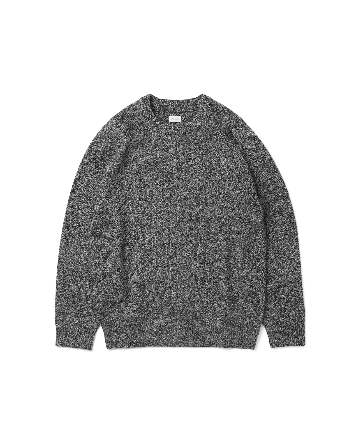 Khakis - Stock Crewneck Sweater (Black Melange) product image 1 | TRAB K-Fashion Australia
