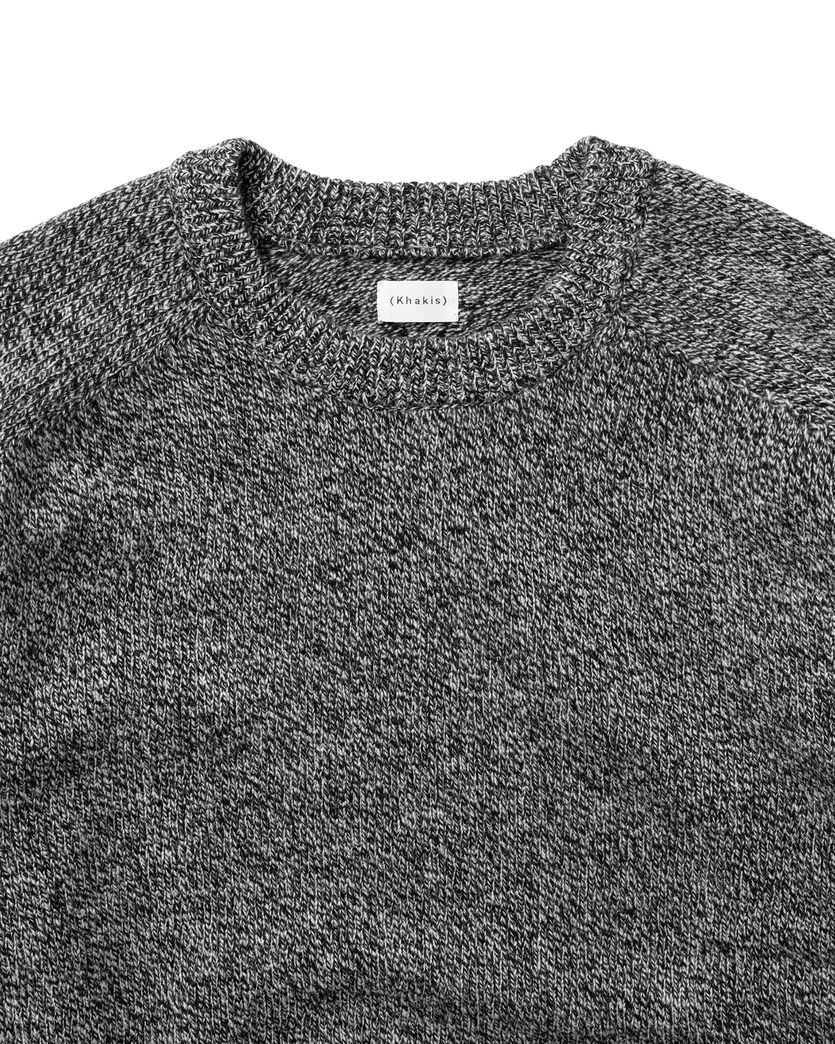 Khakis - Stock Crewneck Sweater (Black Melange) product image 2 | TRAB K-Fashion Australia
