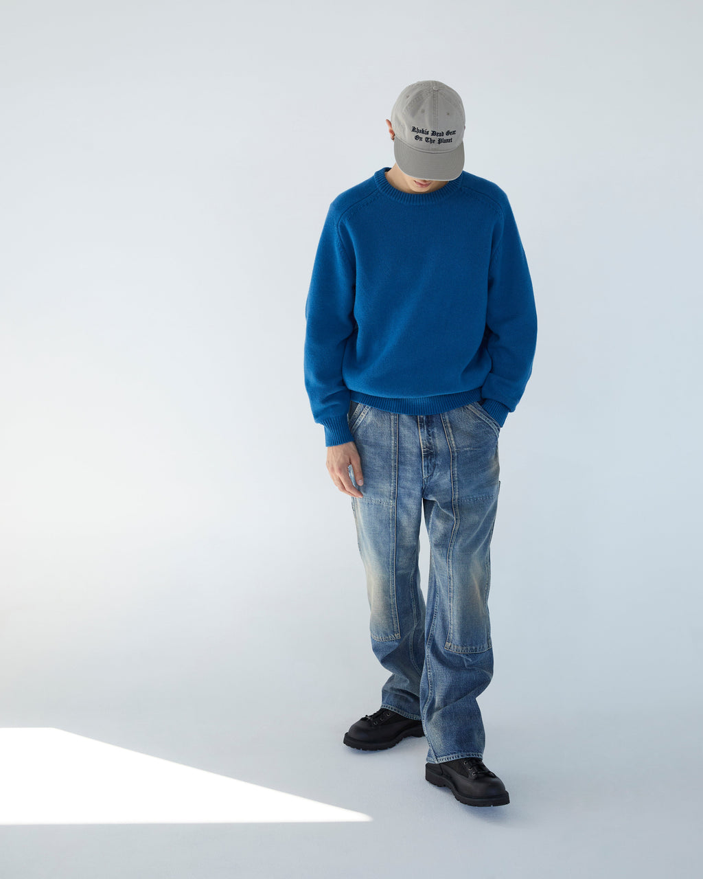 Khakis - Stock Crewneck Sweater (Blue) product image 6 | TRAB K-Fashion Australia