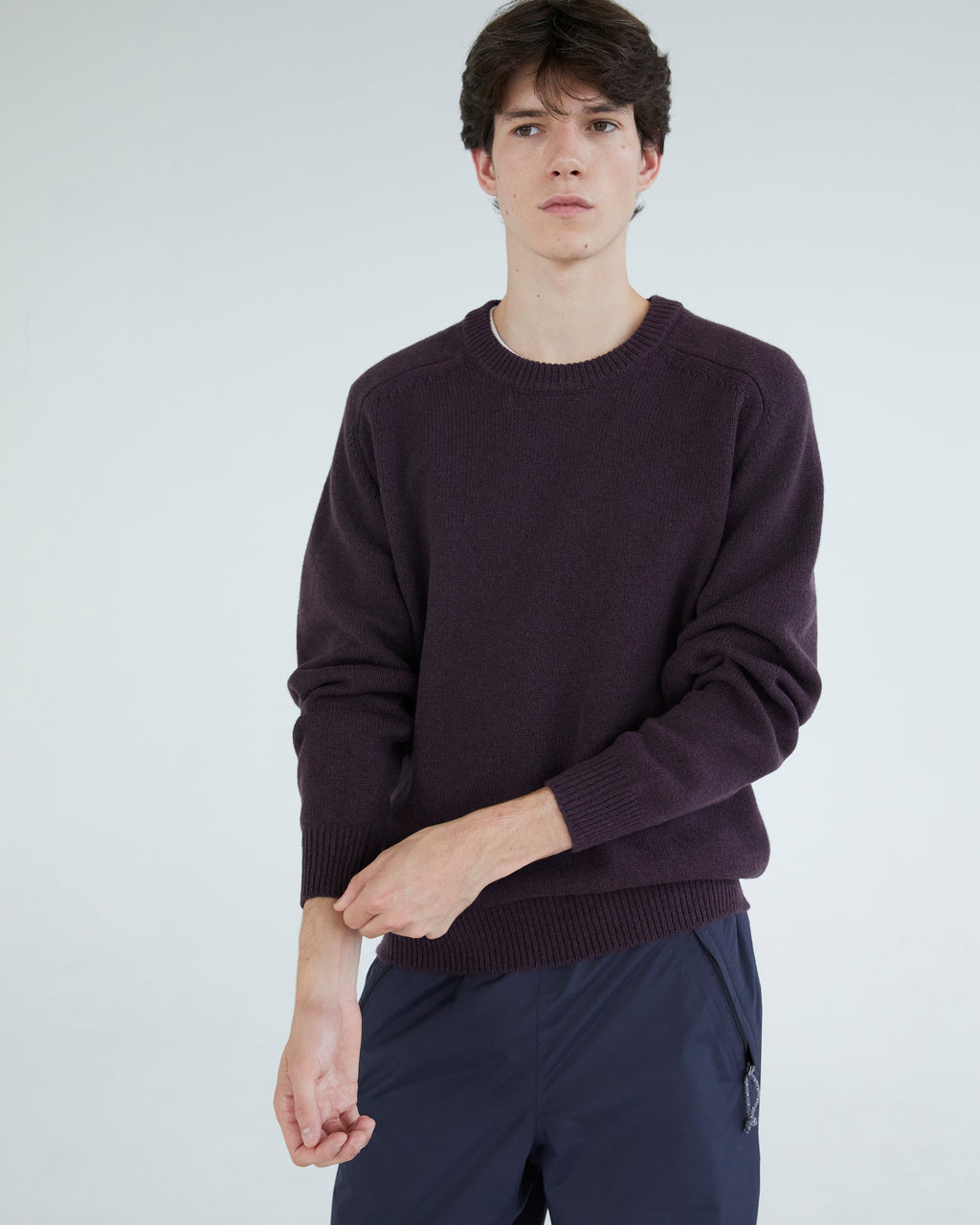 Khakis - Stock Crewneck Sweater (Purple) product image 5 | TRAB K-Fashion Australia
