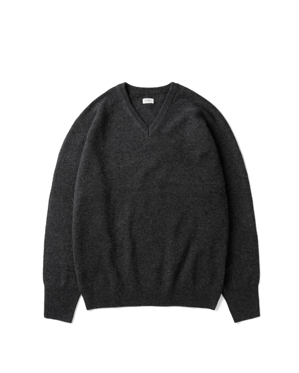 Khakis - Stock V-Neck Sweater (Charcoal) product image 1 | TRAB K-Fashion Australia
