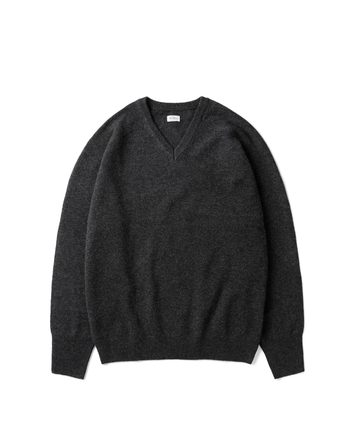 Khakis - Stock V-Neck Sweater (Charcoal) product image 1 | TRAB K-Fashion Australia