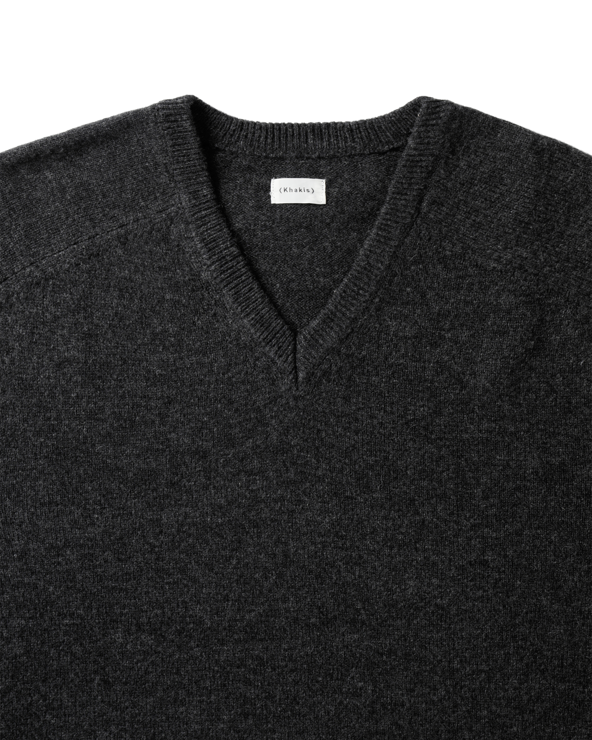 Khakis - Stock V-Neck Sweater (Charcoal) product image 2 | TRAB K-Fashion Australia