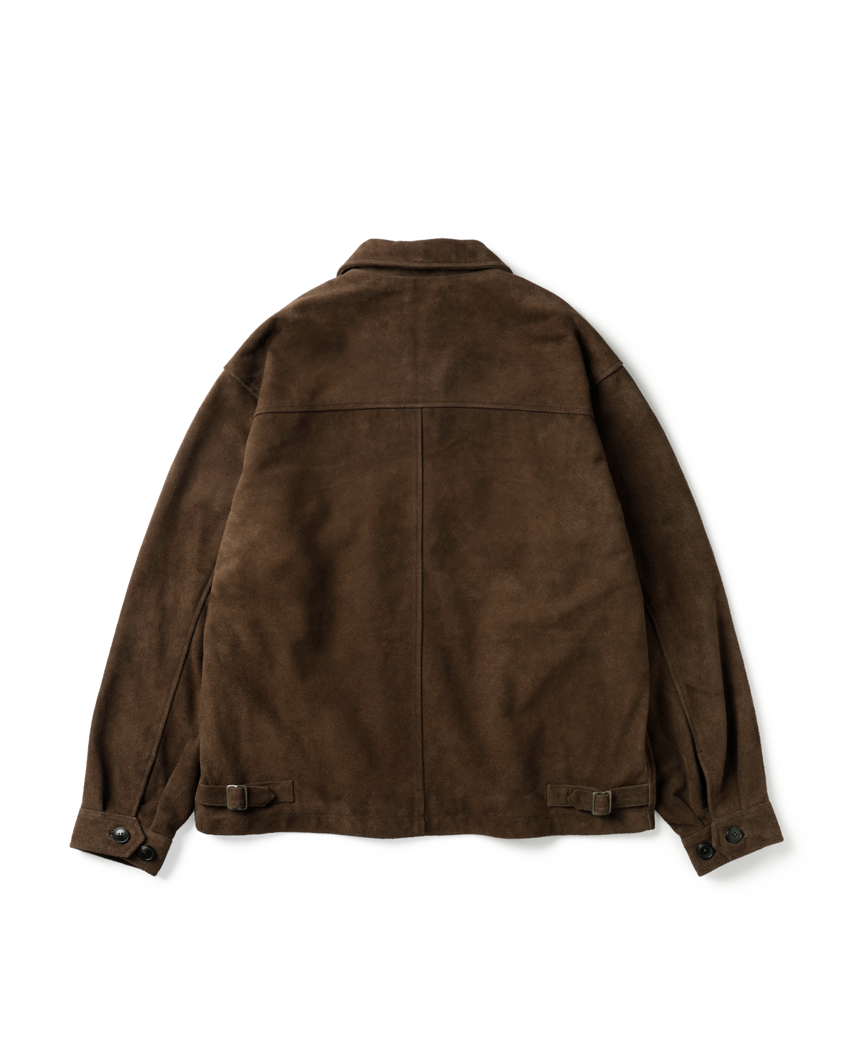 Khakis - Suede Zip Jacket (Dark Brown) product image 5 | TRAB K-Fashion Australia