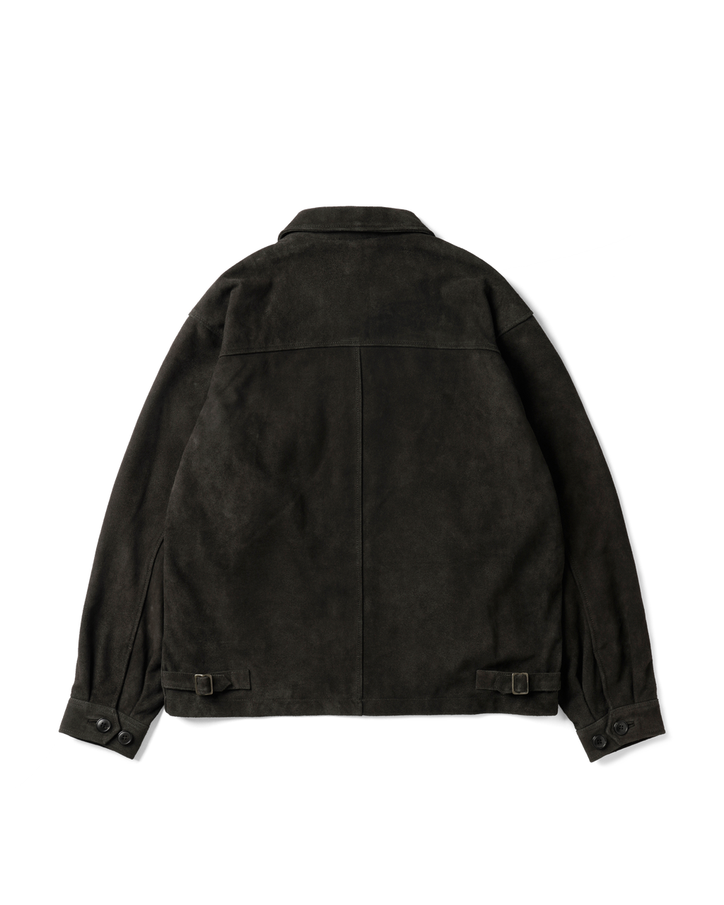Khakis - Suede Zip Jacket (Dark Olive) product image 5 | TRAB K-Fashion Australia