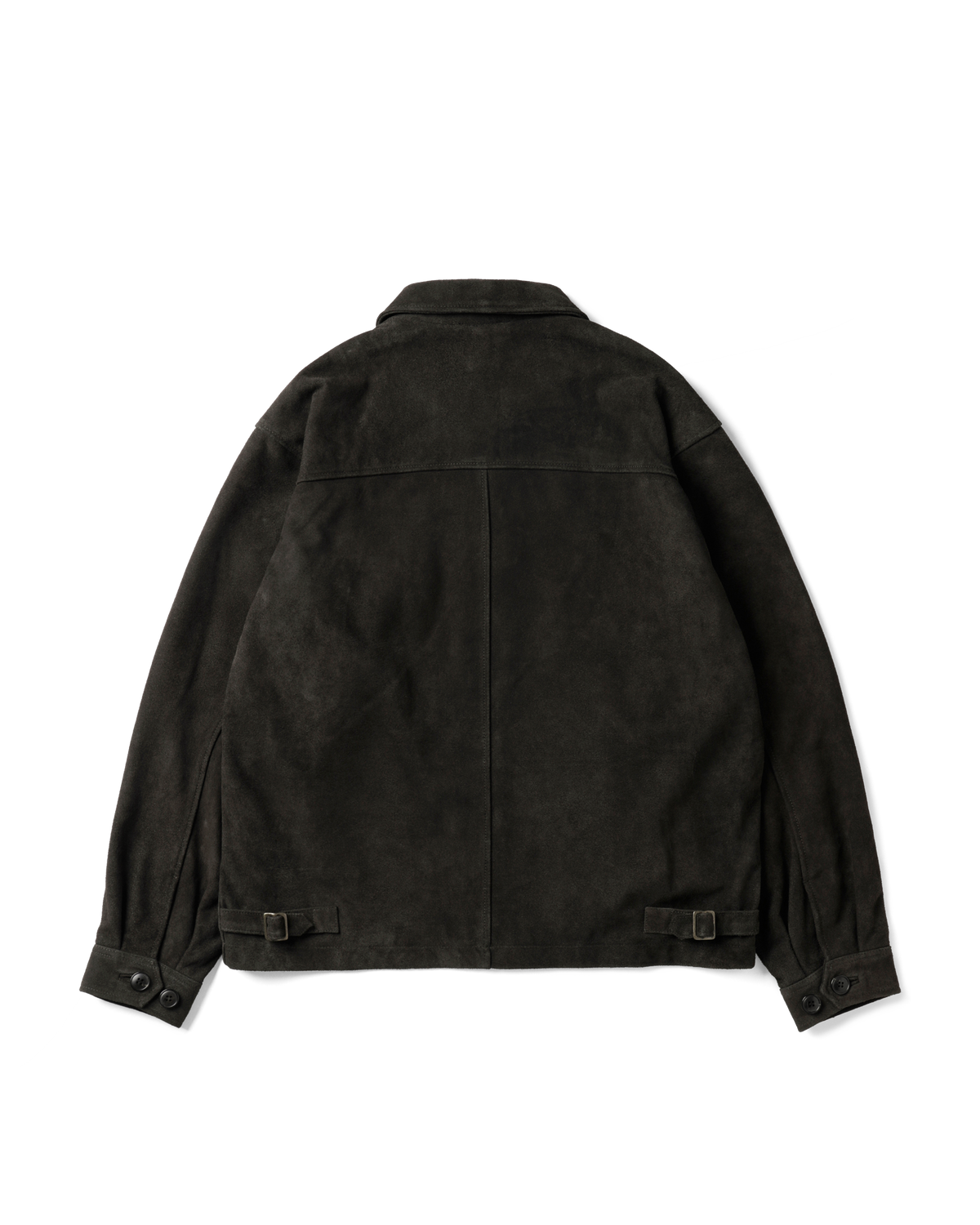 Khakis - Suede Zip Jacket (Dark Olive) product image 5 | TRAB K-Fashion Australia