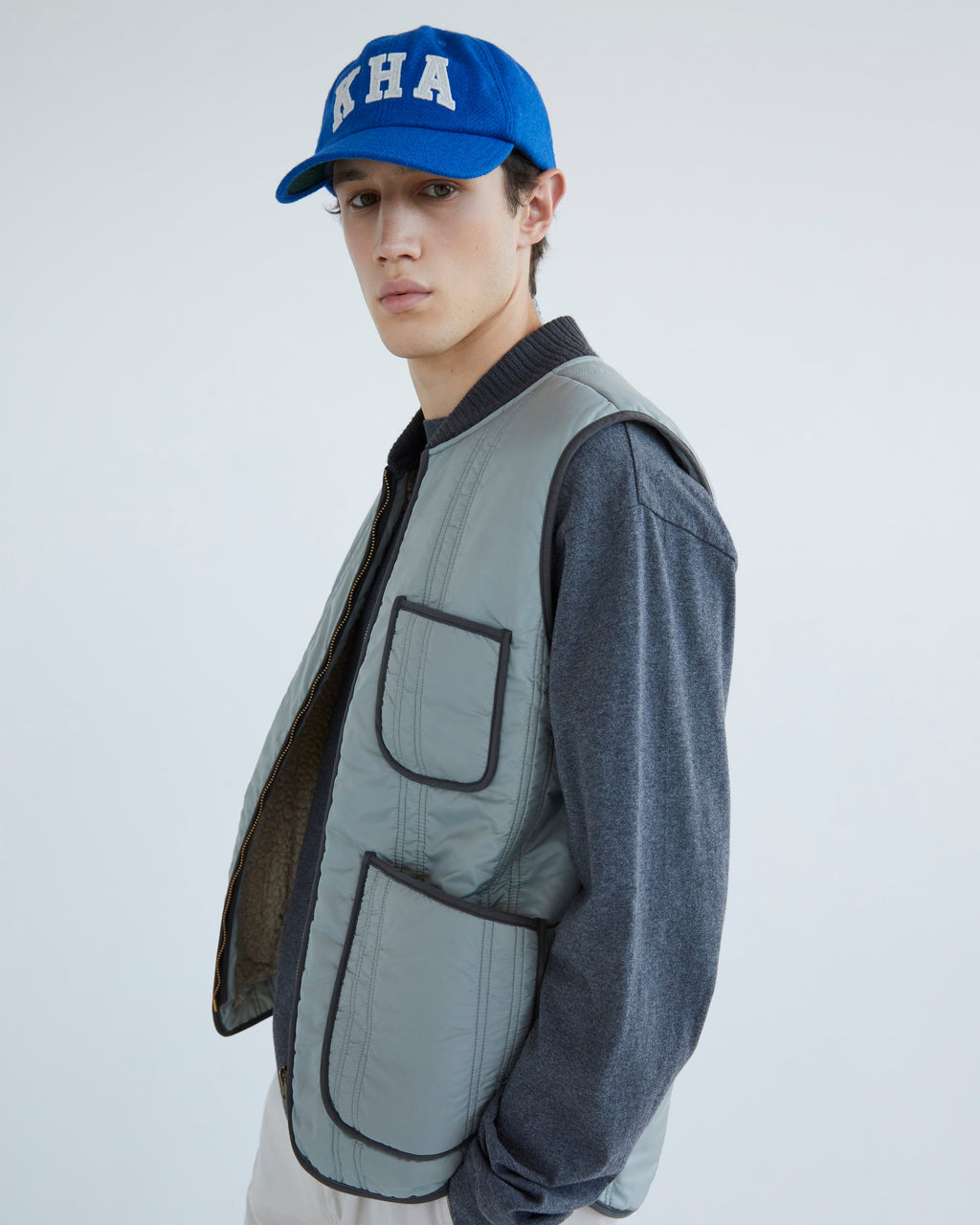 Khakis - Team 6p Cap (Blue) product image 5 | TRAB K-Fashion Australia