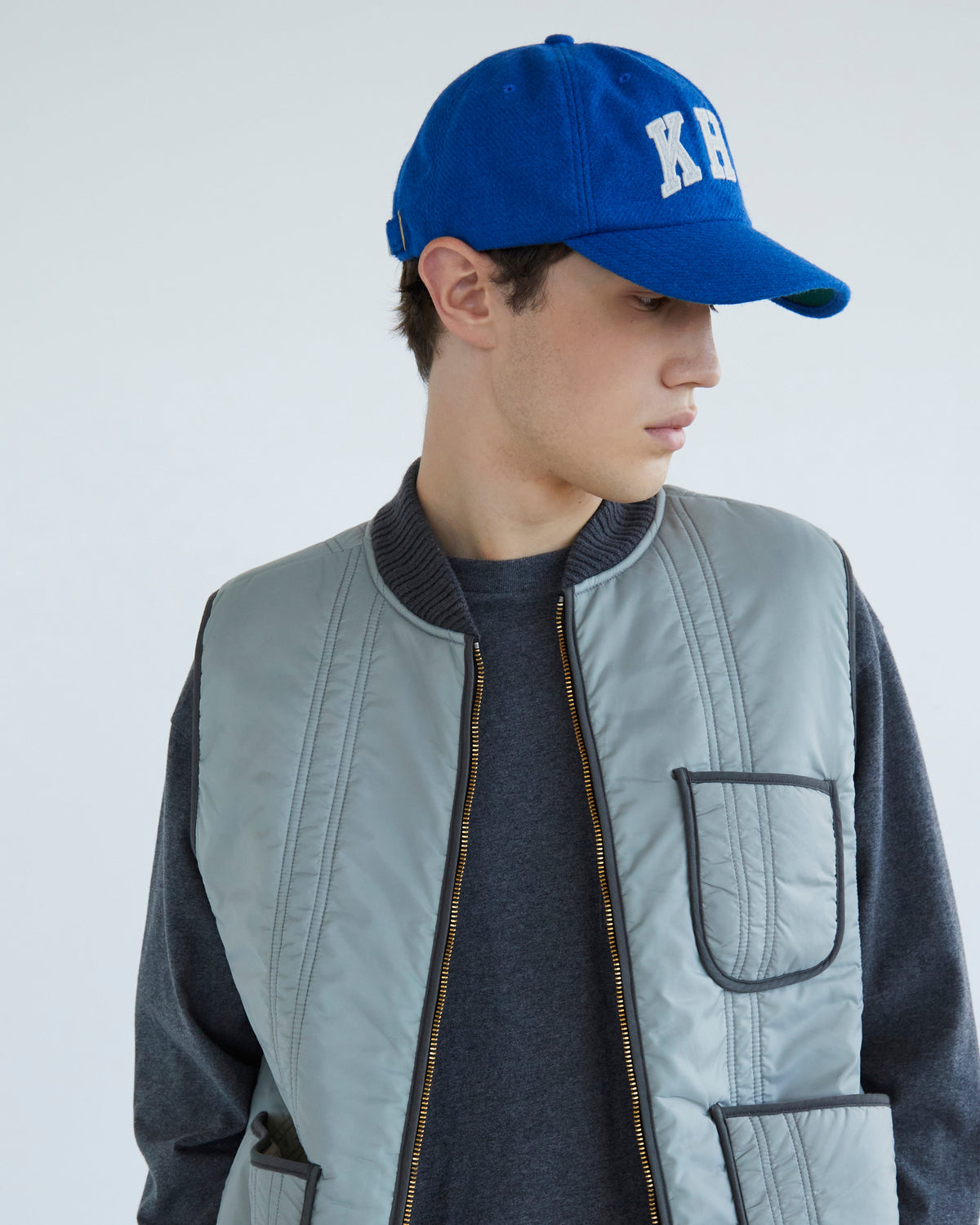 Khakis - Team 6p Cap (Blue) product image 6 | TRAB K-Fashion Australia