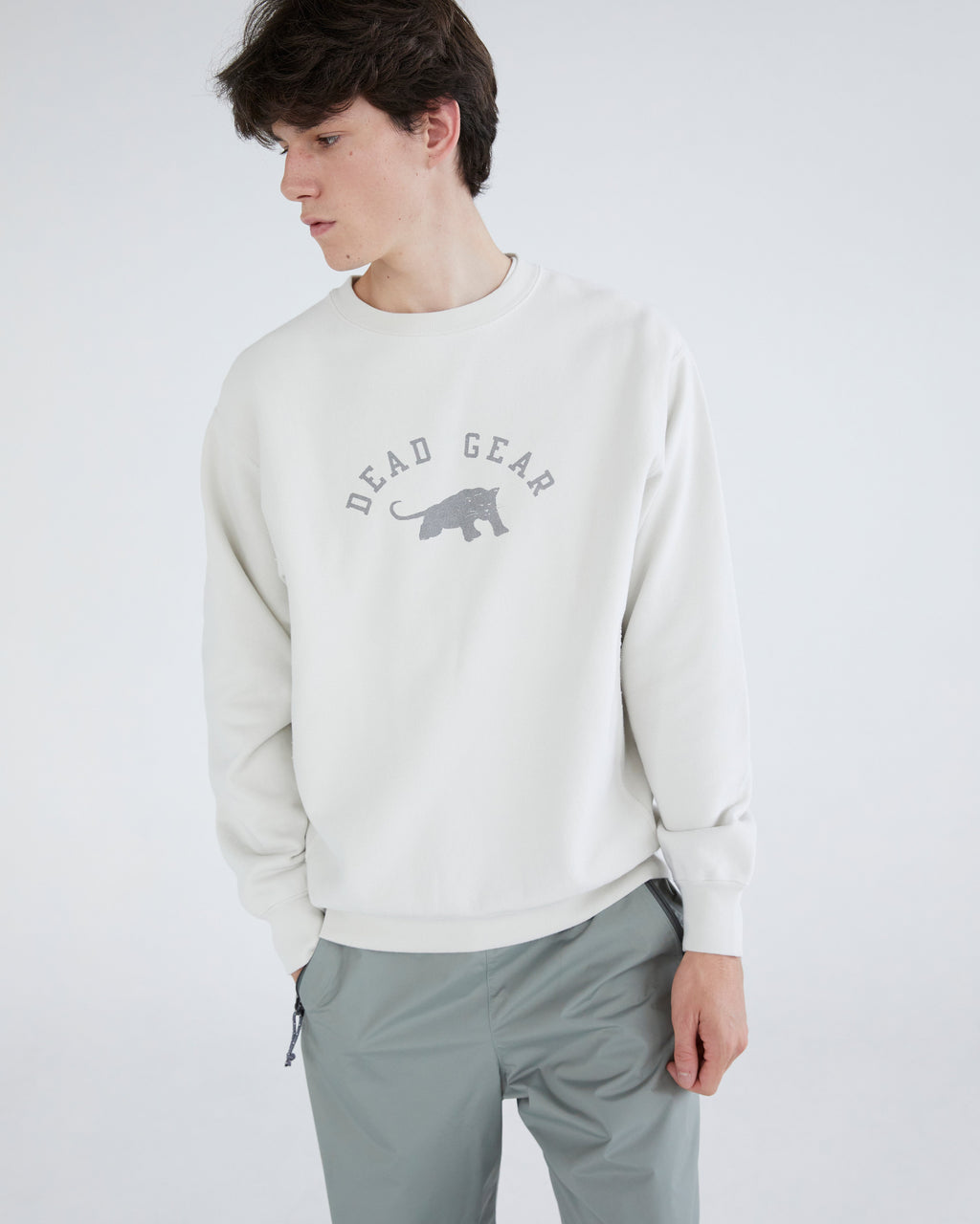 Khakis - Team Panther Crewneck (Ivory) product image 5 | TRAB K-Fashion Australia
