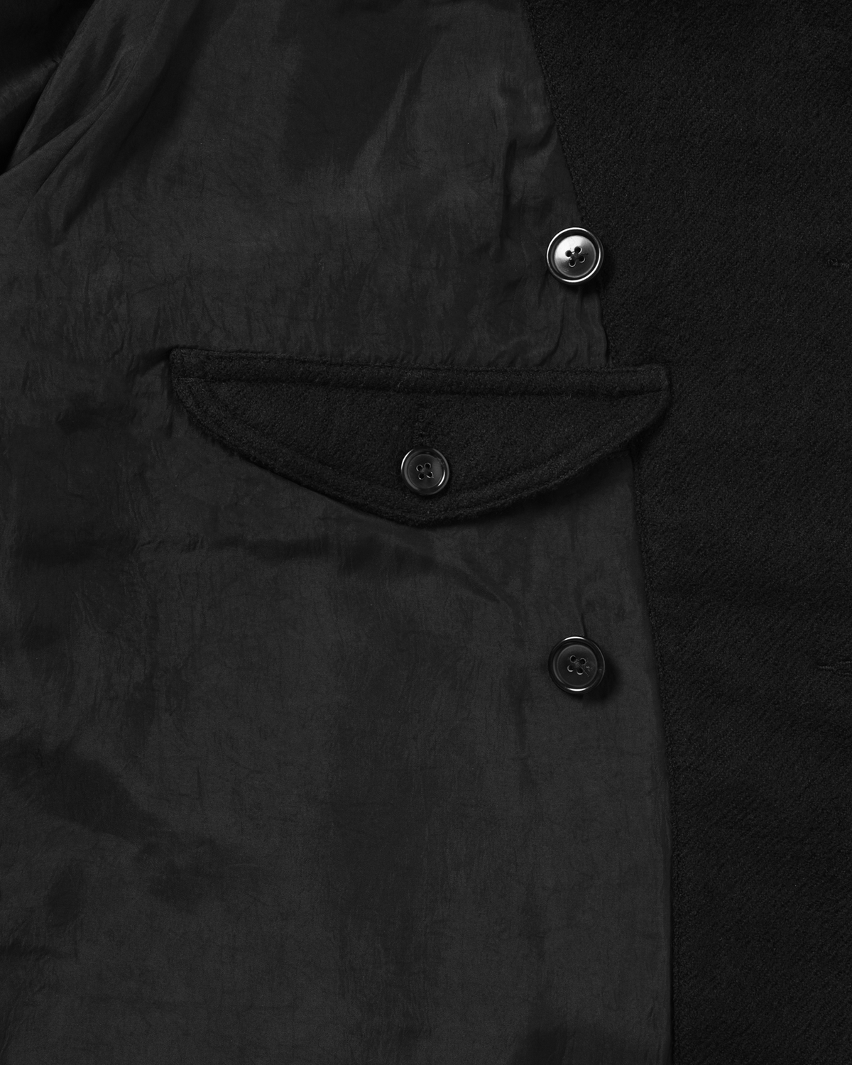 Khakis - Wool Double Coat (Black) product image 4 | TRAB K-Fashion Australia