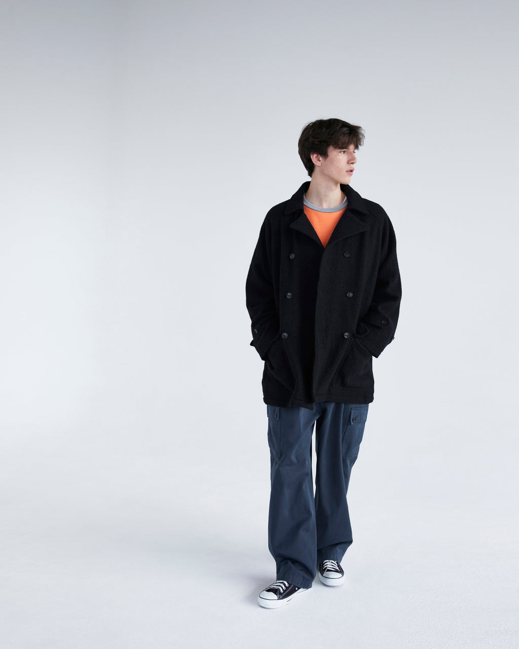 Khakis - Wool Double Coat (Black) product image 8 | TRAB K-Fashion Australia