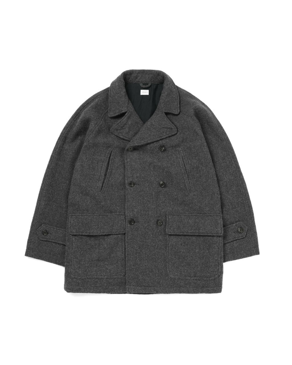 Khakis - Wool Double Coat (Charcoal) product image 1 | TRAB K-Fashion Australia