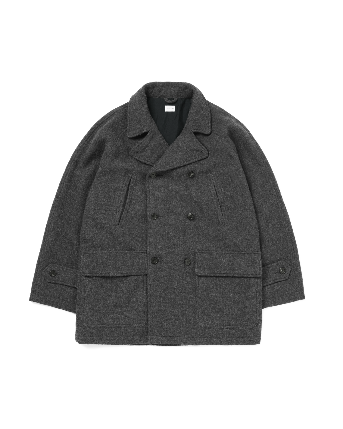 Khakis - Wool Double Coat (Charcoal) product image 1 | TRAB K-Fashion Australia
