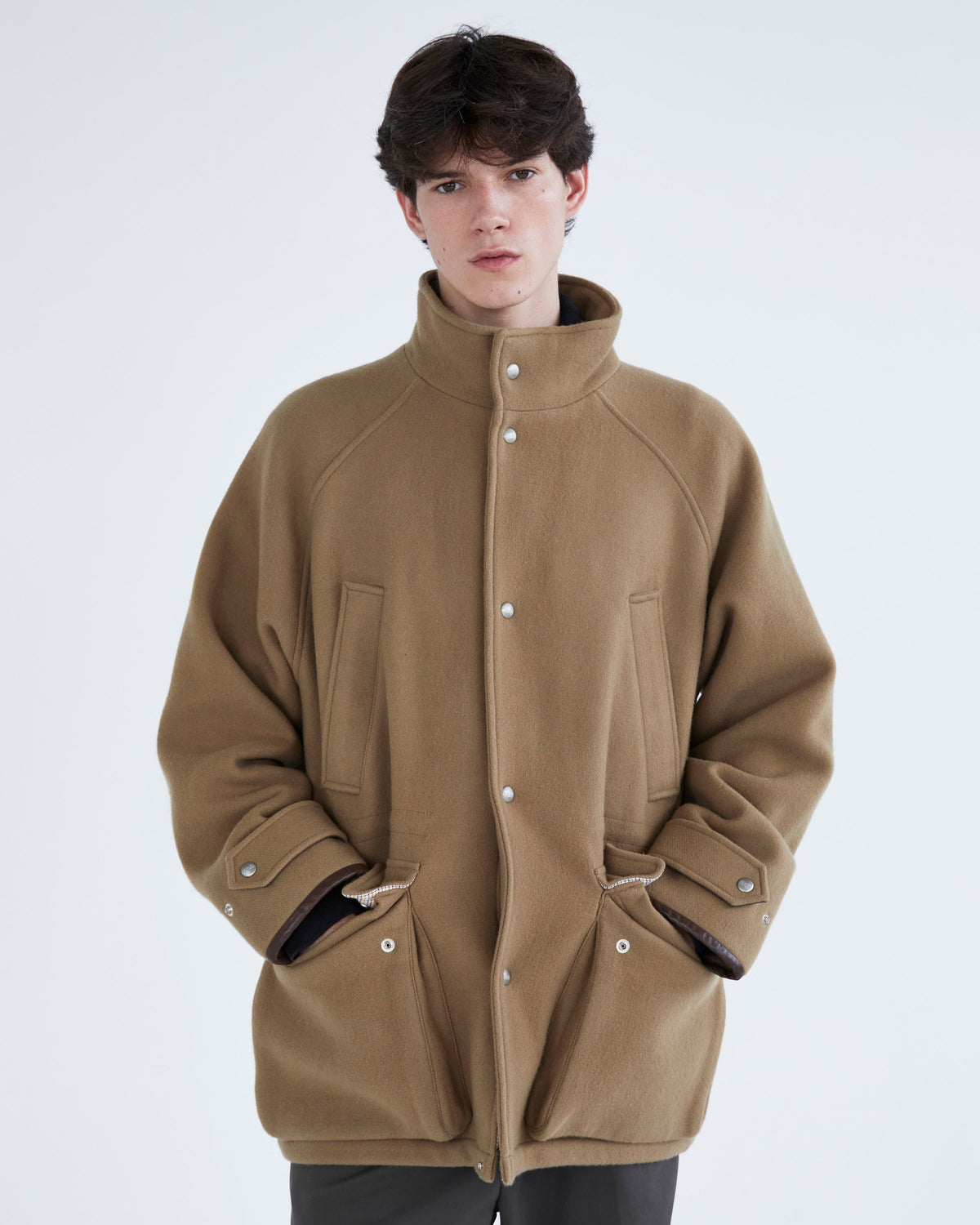 Khakis - Wool Rover Parka (Camel) product image 6 | TRAB K-Fashion Australia