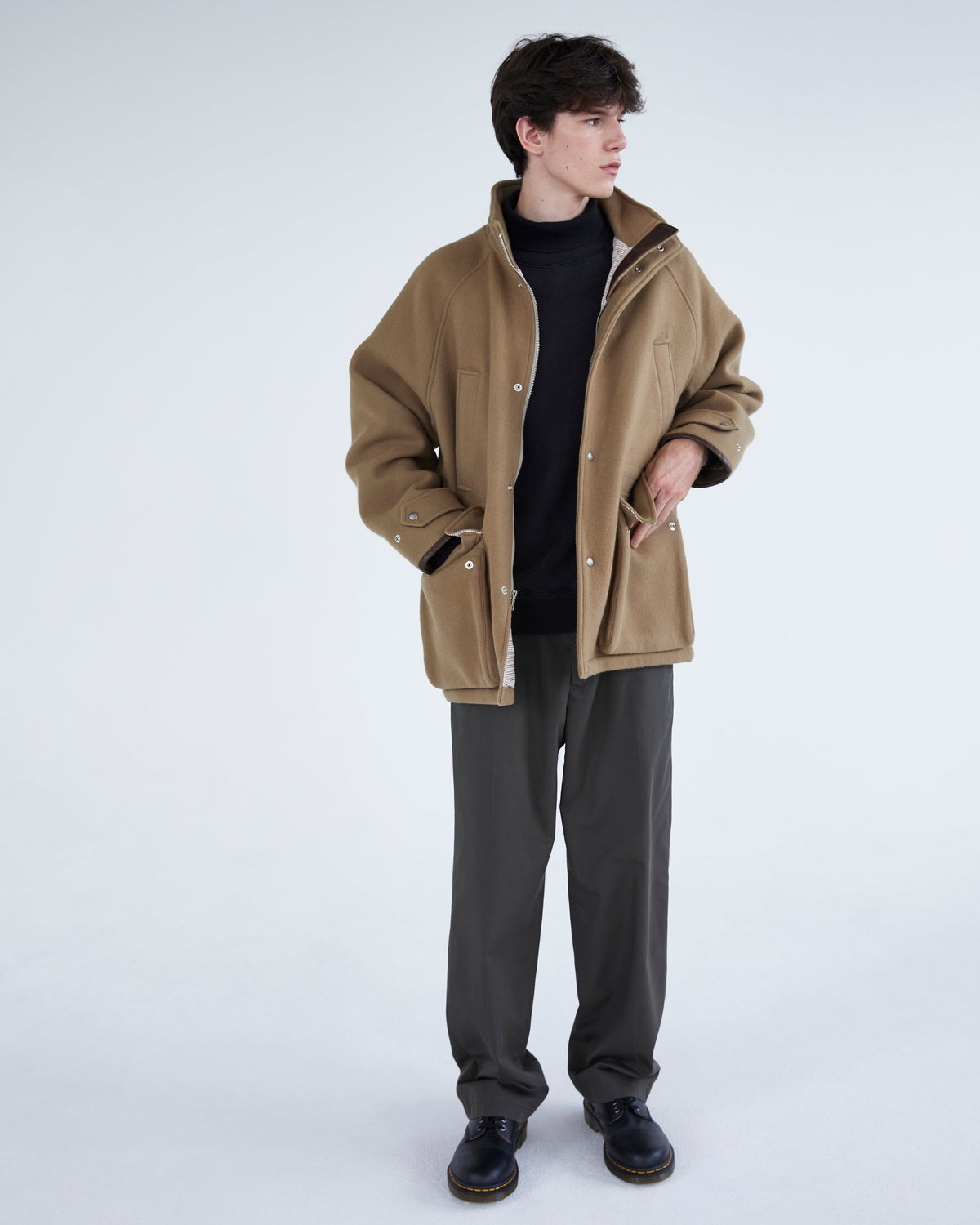 Khakis - Wool Rover Parka (Camel) product image 7 | TRAB K-Fashion Australia