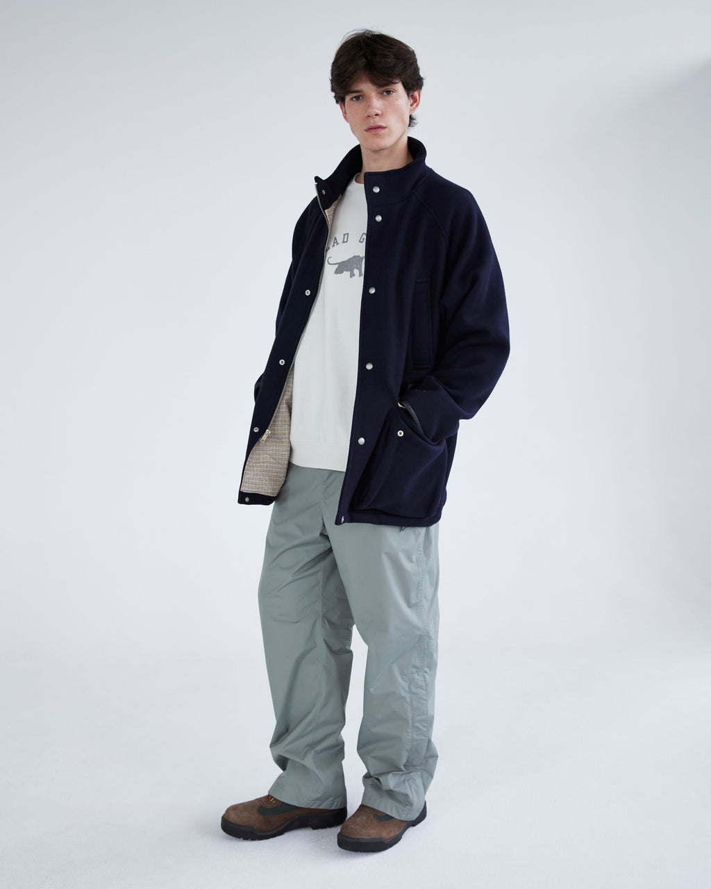 Khakis - Wool Rover Parka (Navy) product image 6 | TRAB K-Fashion Australia